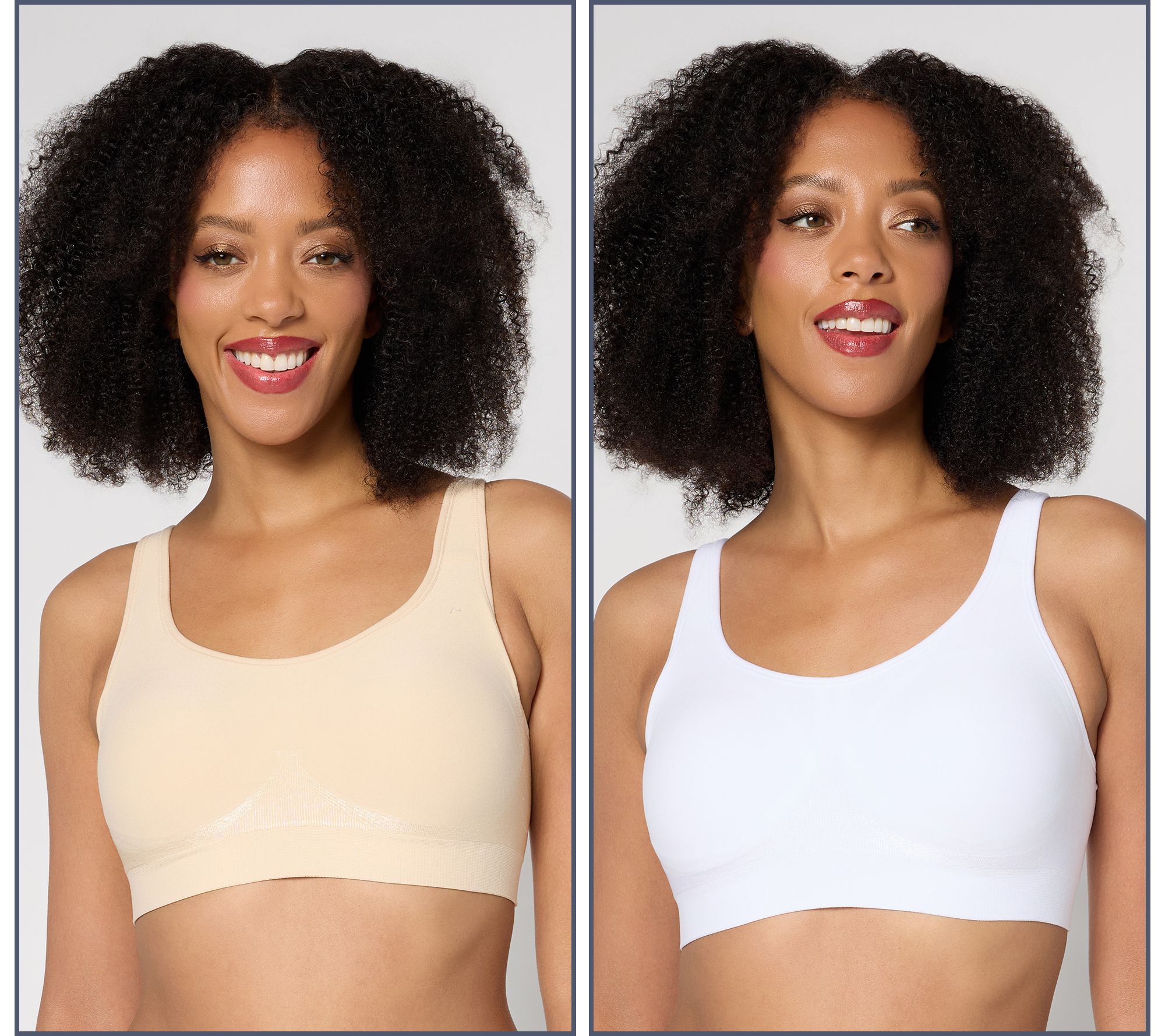 Shapermint Everyday Comfort Straps Wireless 2 Pack Shaping Bra