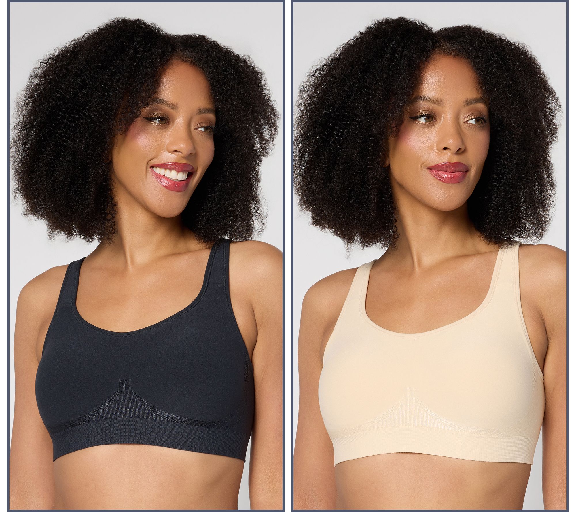Shapermint Everyday Comfort Straps Wireless 2 Pack Shaping Bra