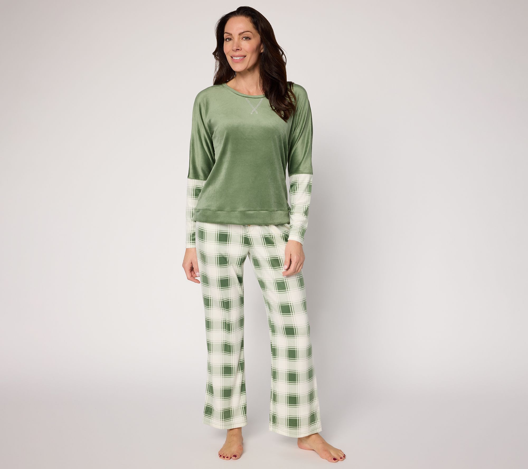 MUK LUKS Silky Velour Lounge Set