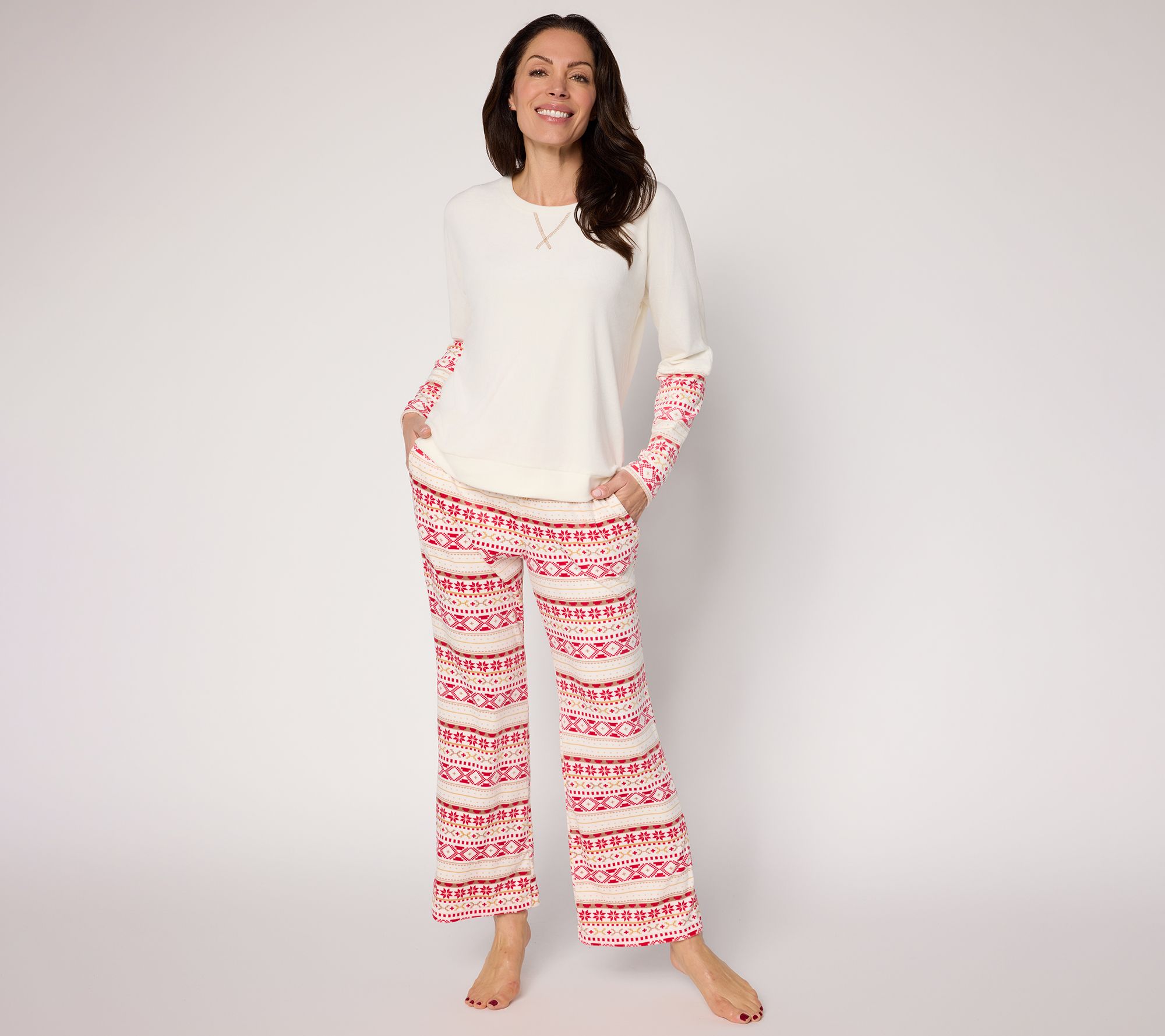 MUK LUKS Silky Velour Lounge Set