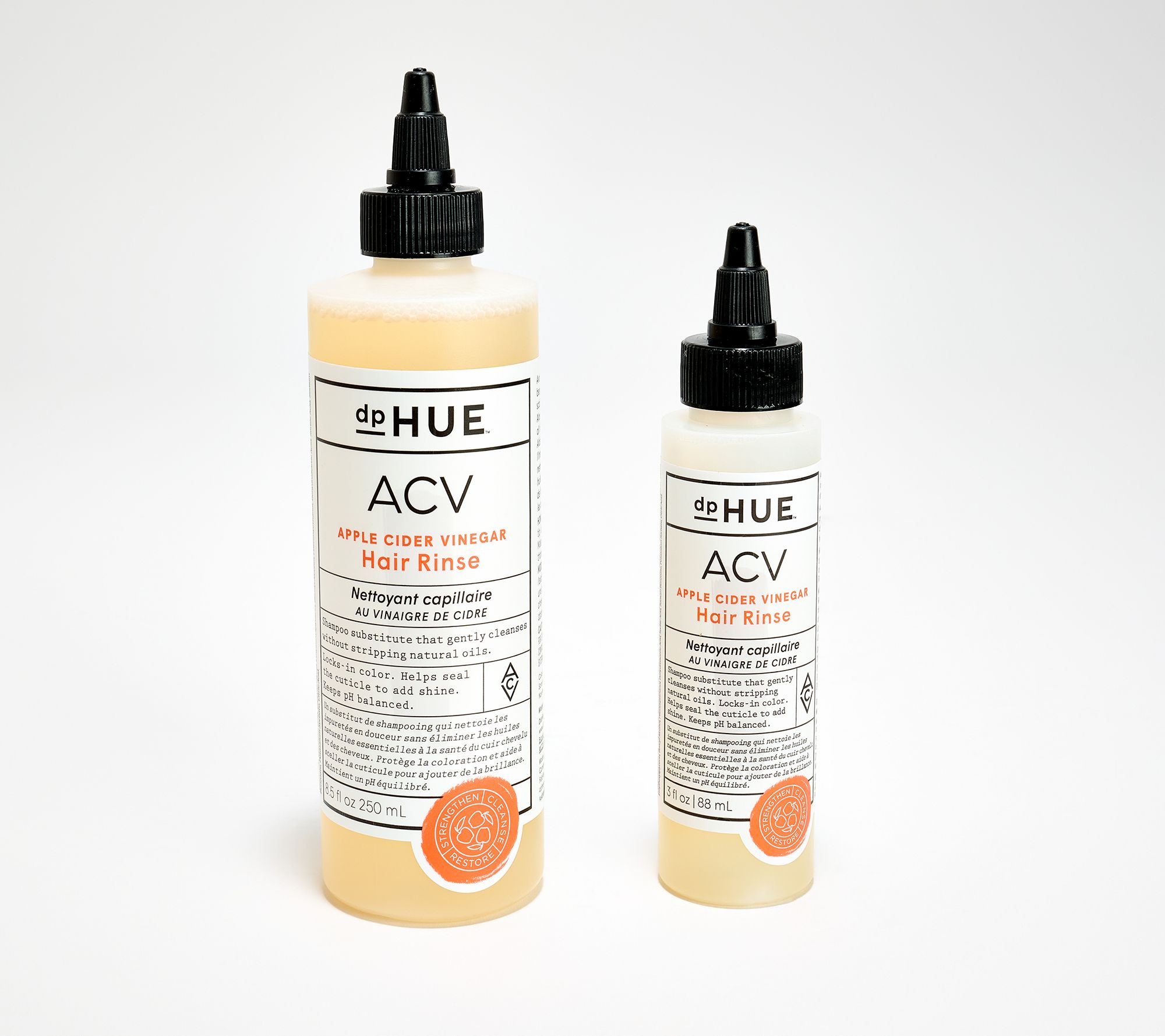 dpHUE Apple Cider Vinegar Hair Rinse Home & Away Kit