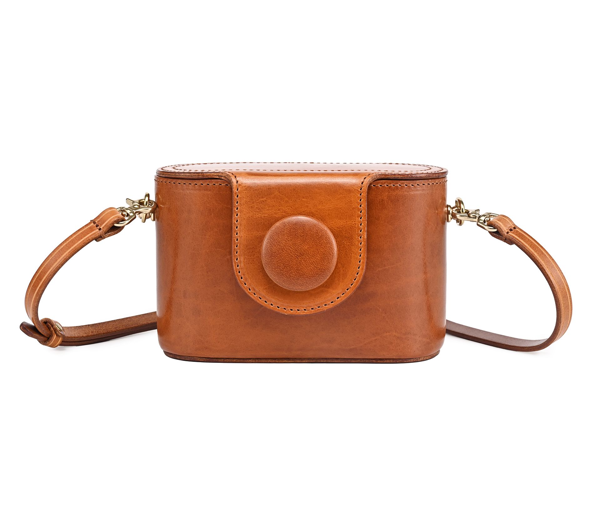 Old Trend Begonia Vintage Leather Case Crossbody