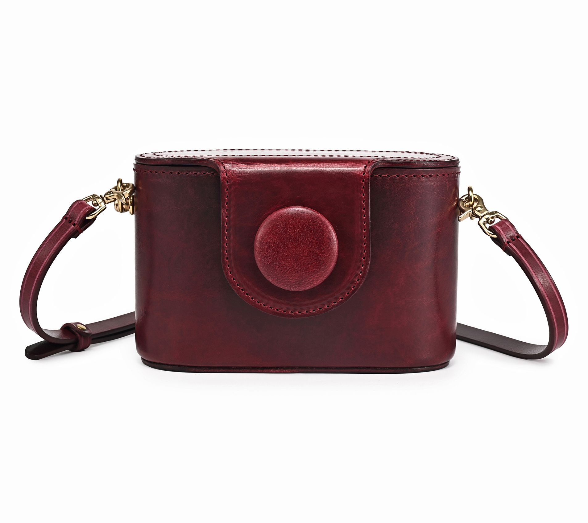Old Trend Begonia Vintage Leather Case Crossbody