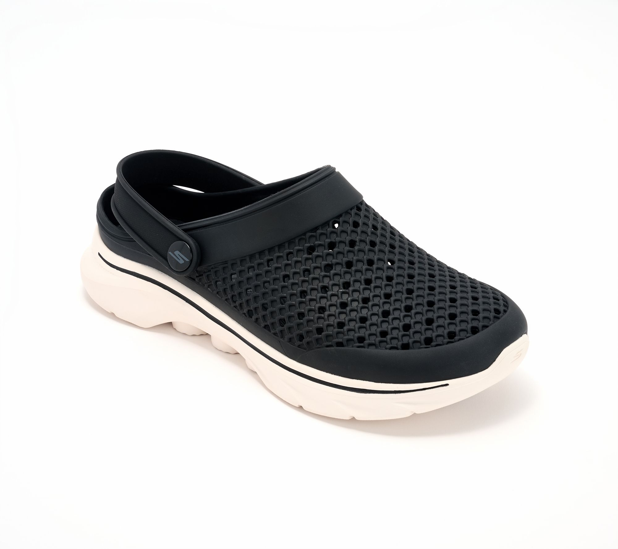 "As Is" Skechers Foamies GO WALK 7 Backstrap Athletic Mules