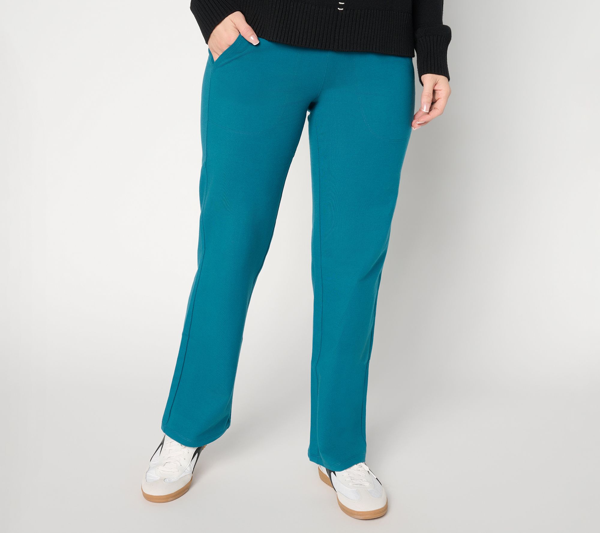 Women with Control 86/14 Wide Leg Ankle Pants