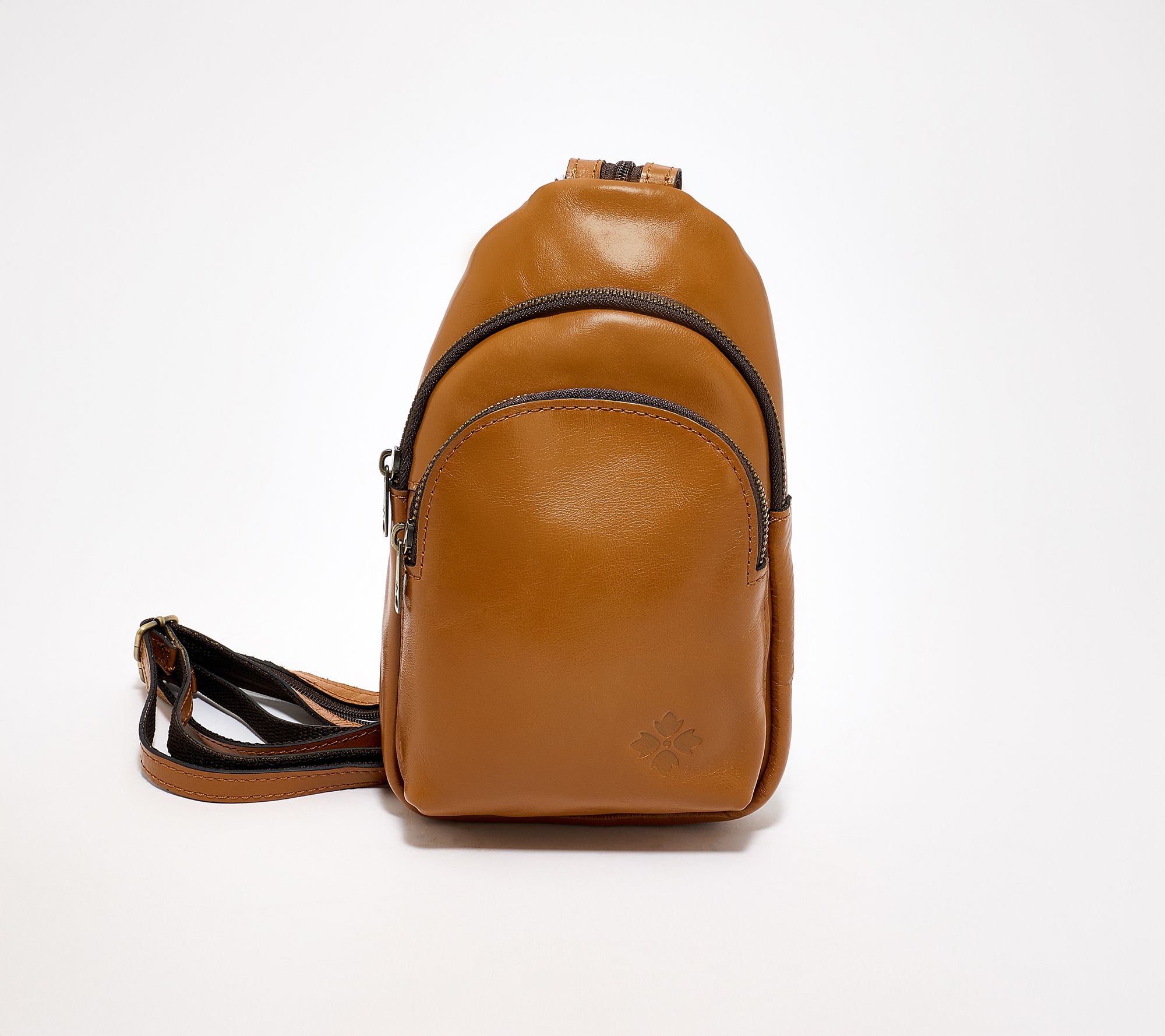 Patricia Nash Annalie Leather Convertible Sling Backpack