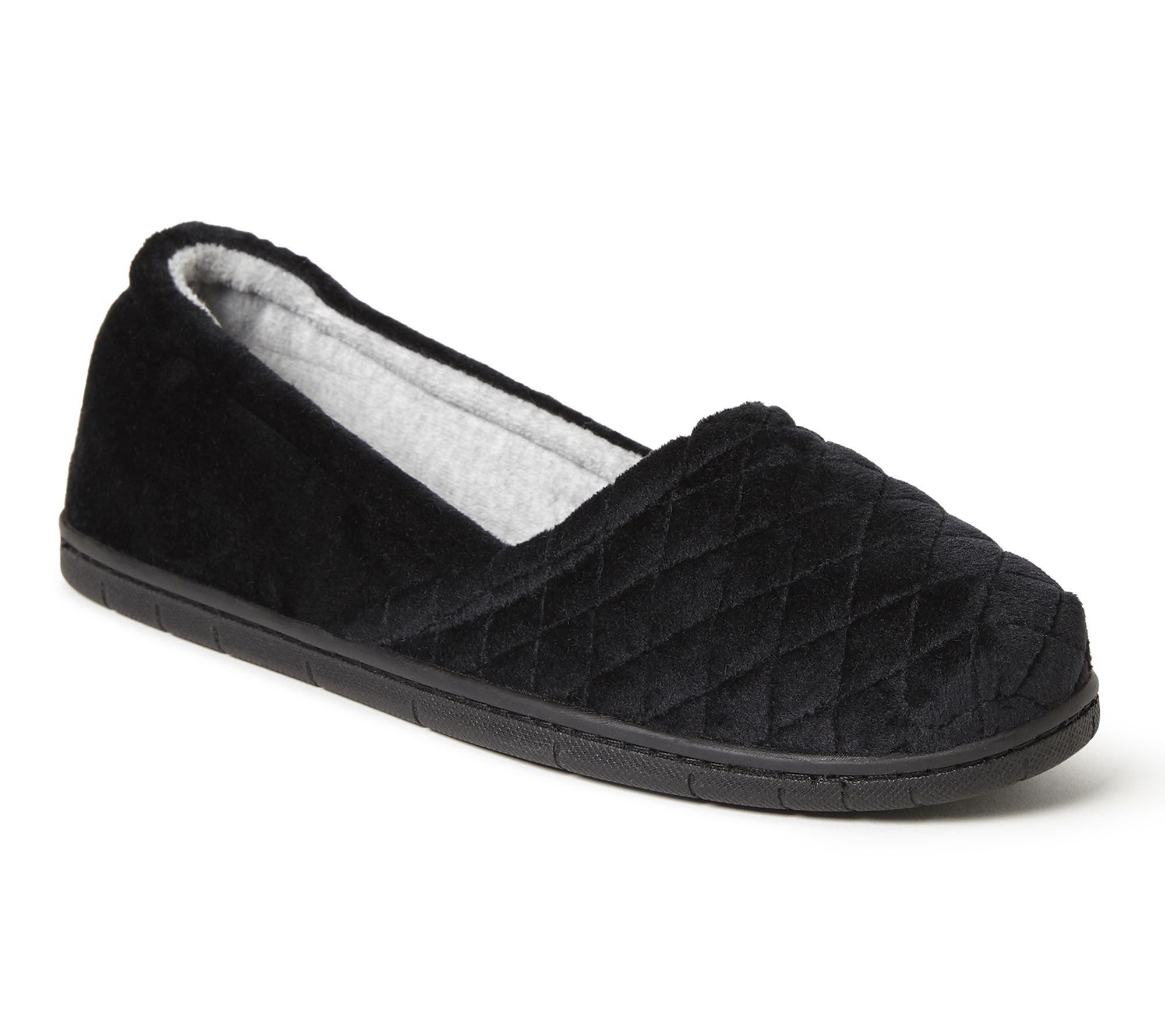 Dearfoams Women's Memory Foam Velour A-Line Slipper - Katie