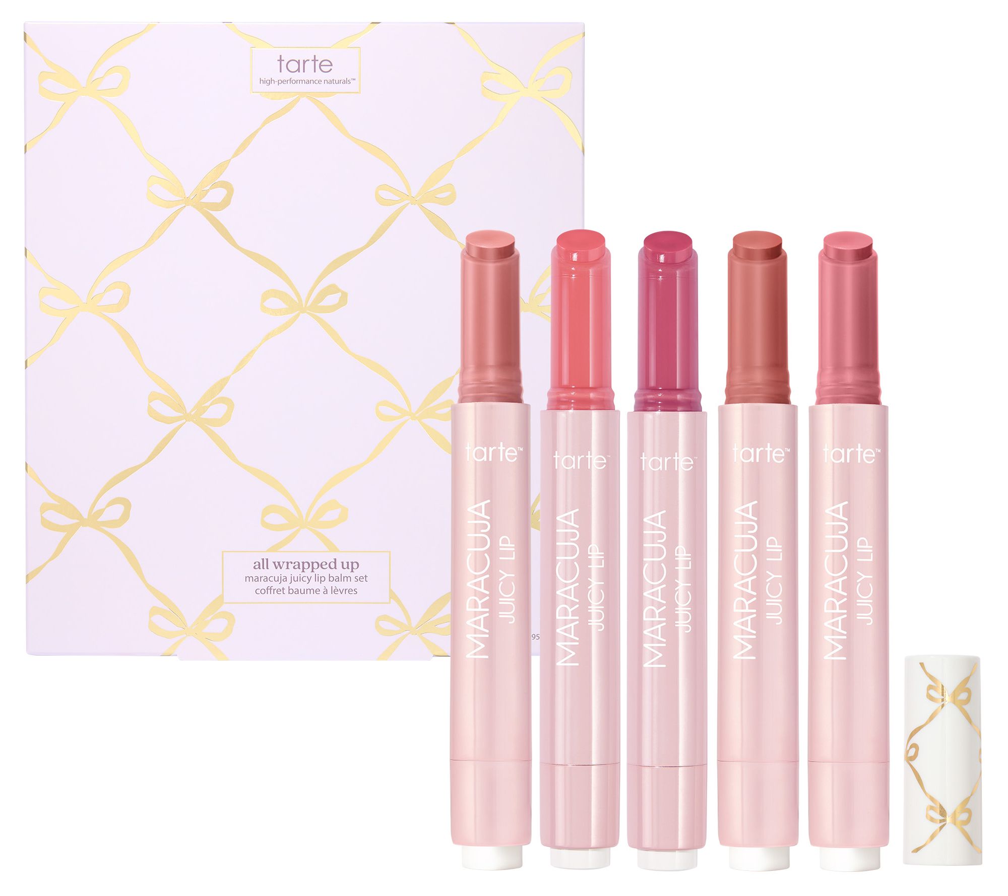  tarte all wrapped up maracuja juicy lip balm set