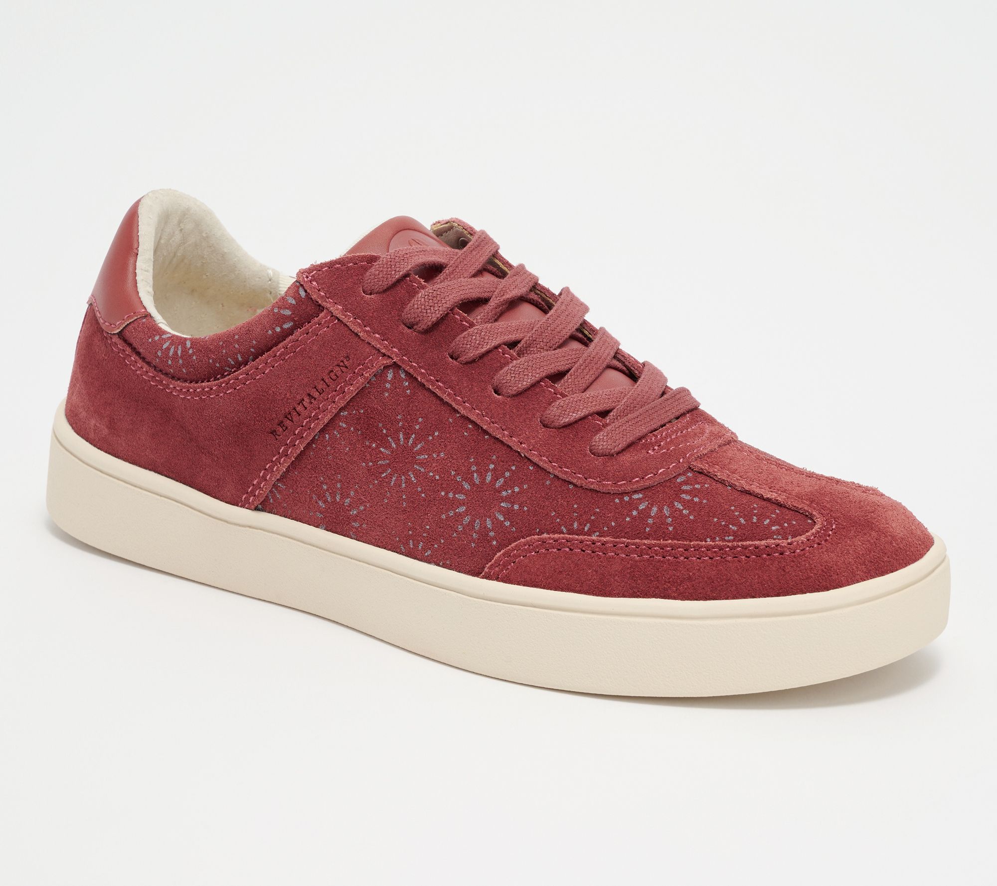 Revitalign Orthotic Embossed Suede Sneakers - Marin