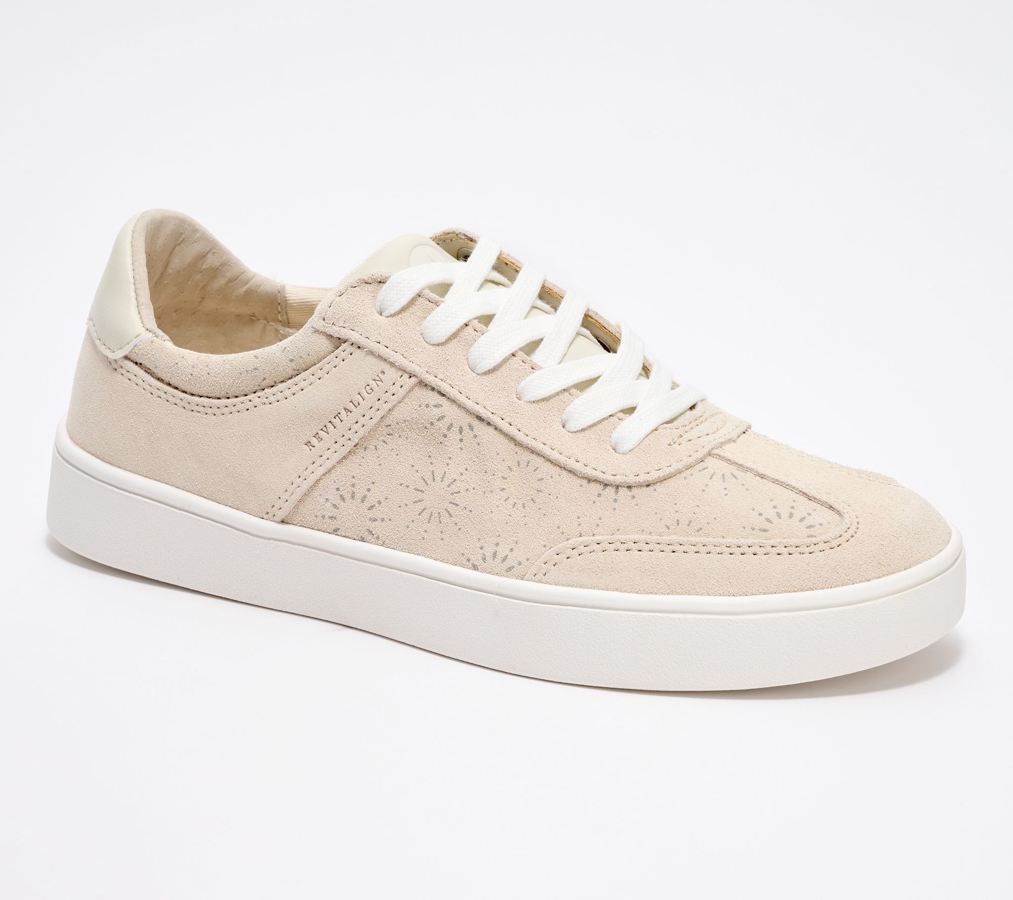 Revitalign Orthotic Embossed Suede Sneakers - Marin