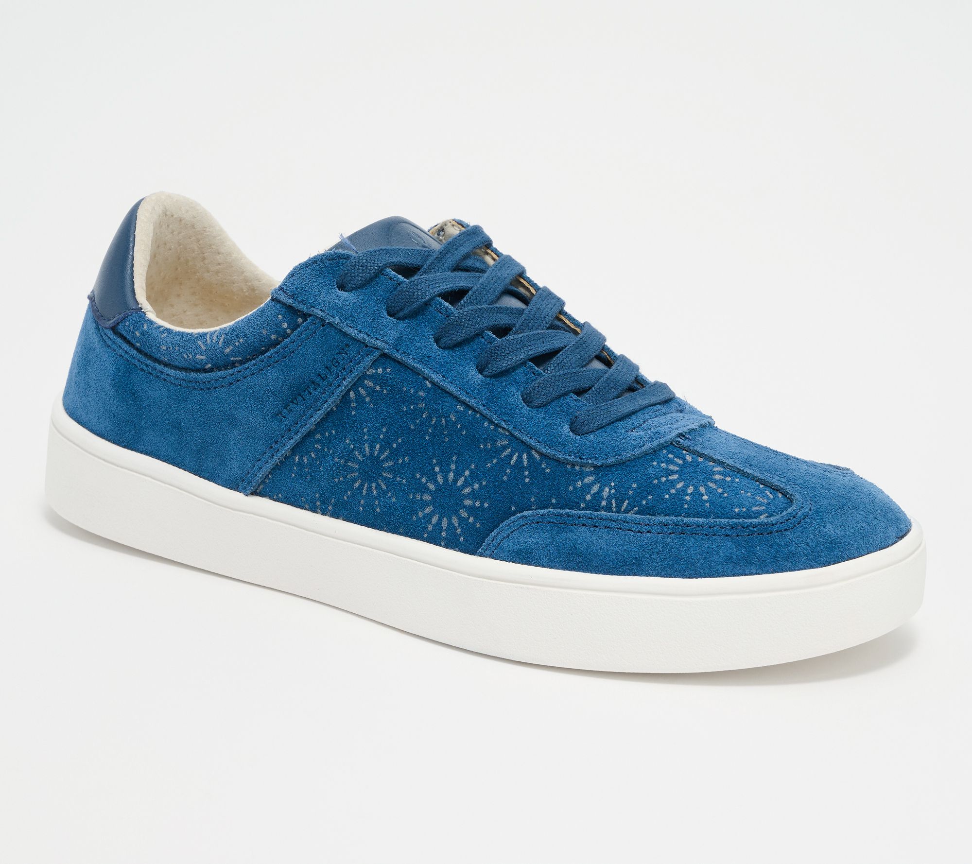 Revitalign Orthotic Embossed Suede Sneakers - Marin