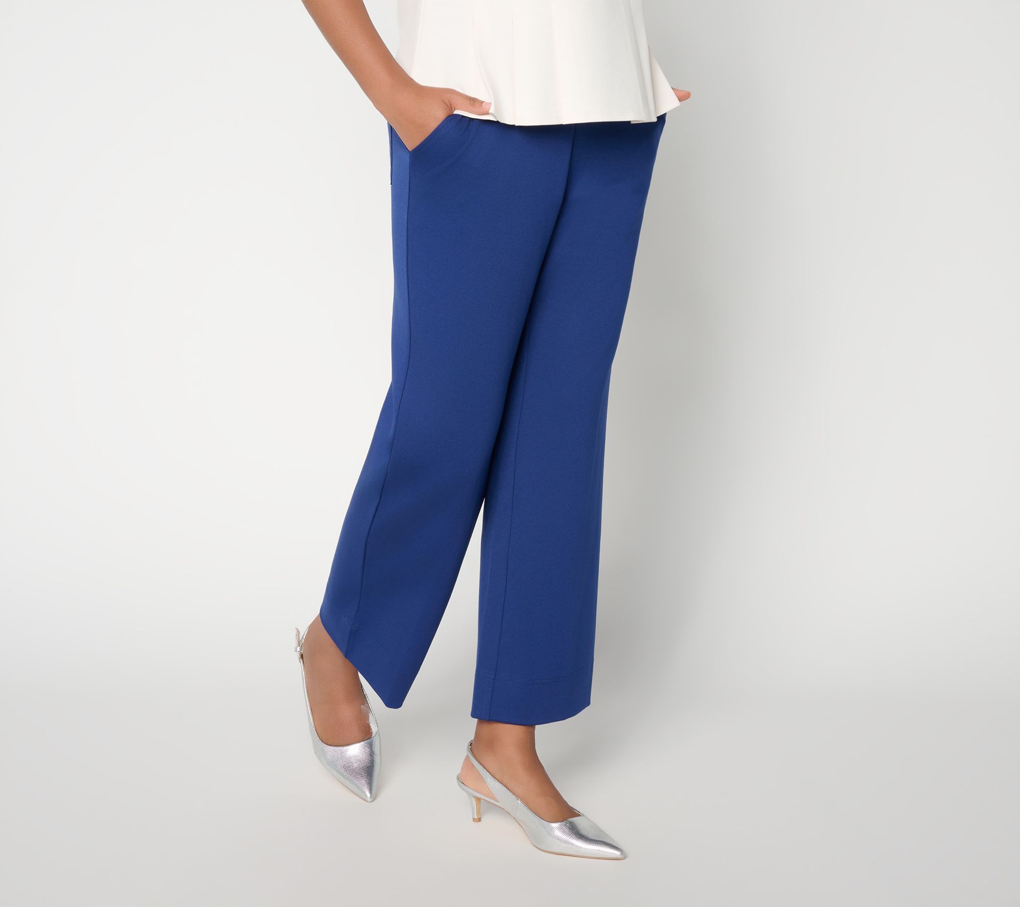 by Stacy London Petite Wide Leg City Pants