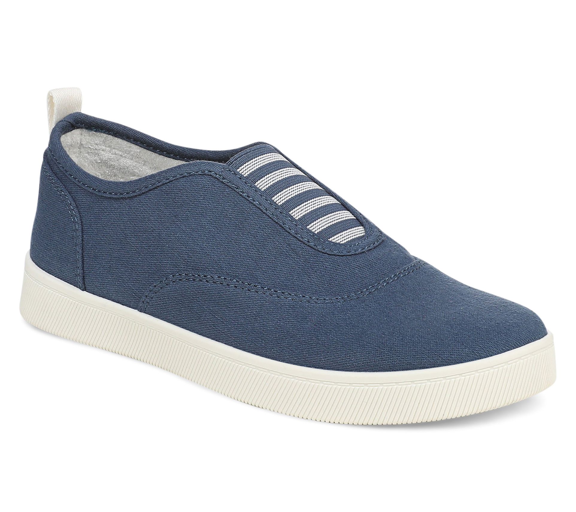 Vionic Beach Canvas Slip-On Sneakers - Cobalt