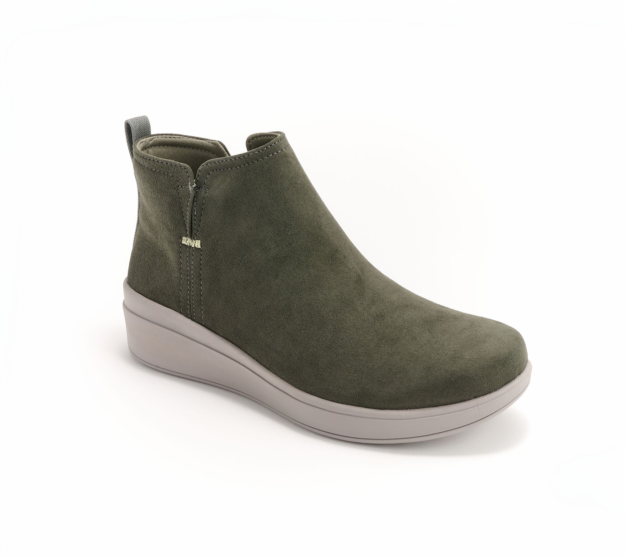 "As Is" Ryka Water Repellent Wedge Ankle Boots- Lovely