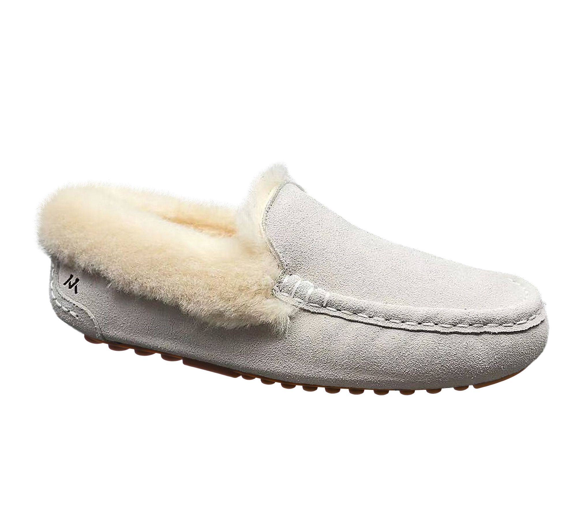 "As Is" Mykos Suede Slip On Moccasins- Aussie