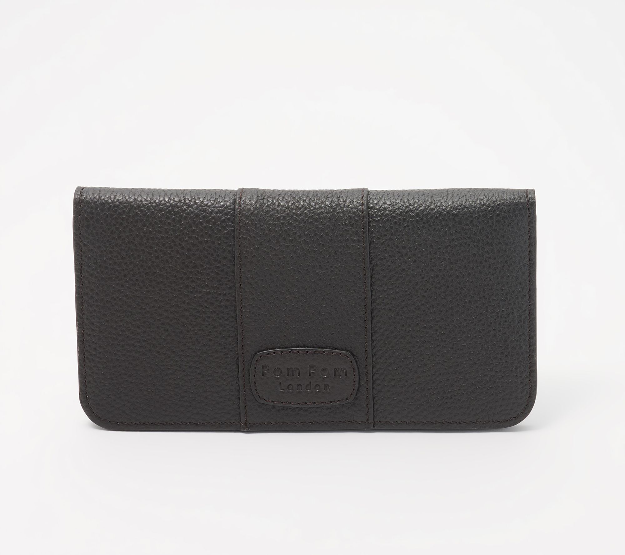 Pom Pom London Leather Chelsea Flapover Wallet