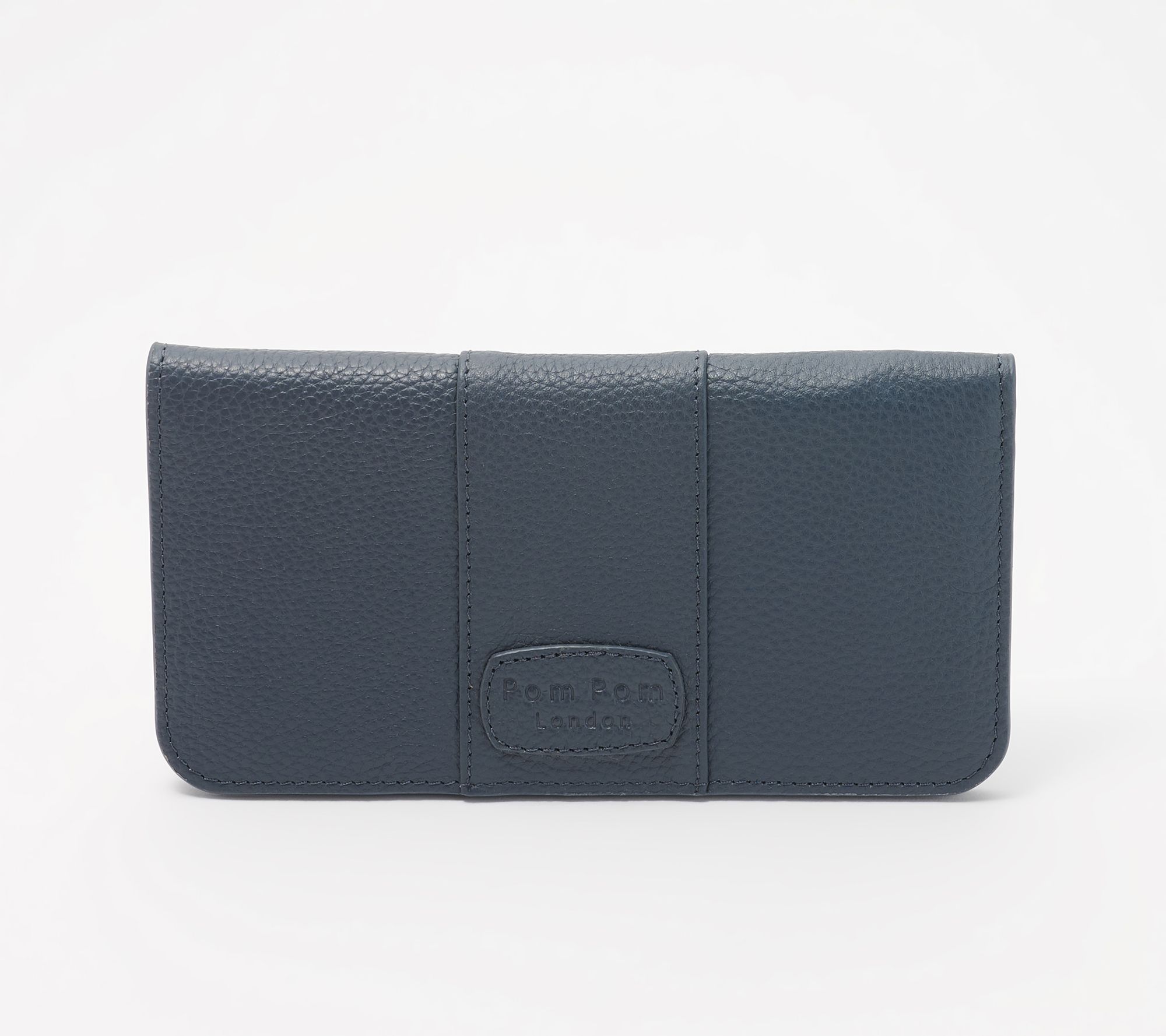 Pom Pom London Leather Chelsea Flapover Wallet