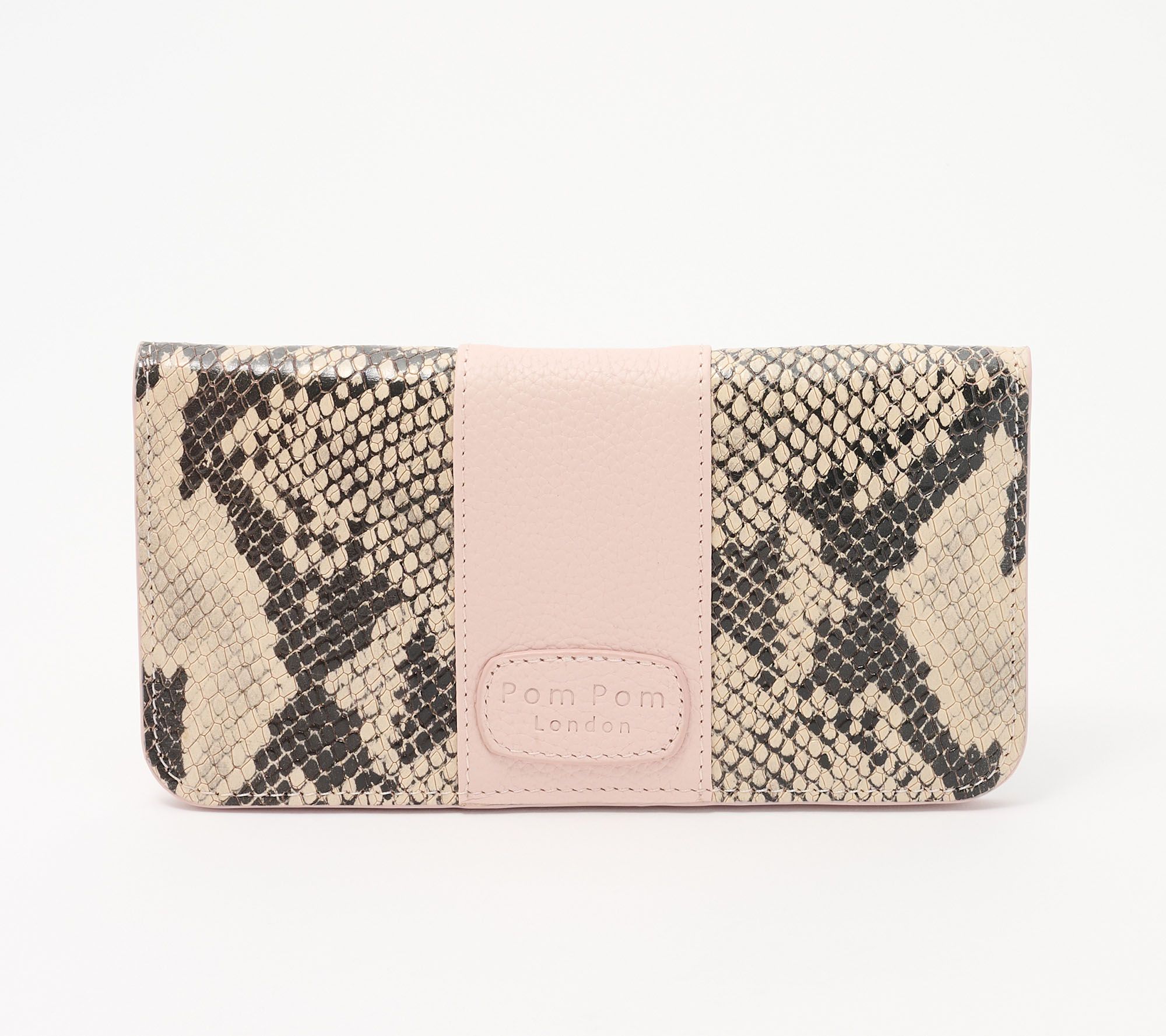 Pom Pom London Leather Chelsea Flapover Wallet