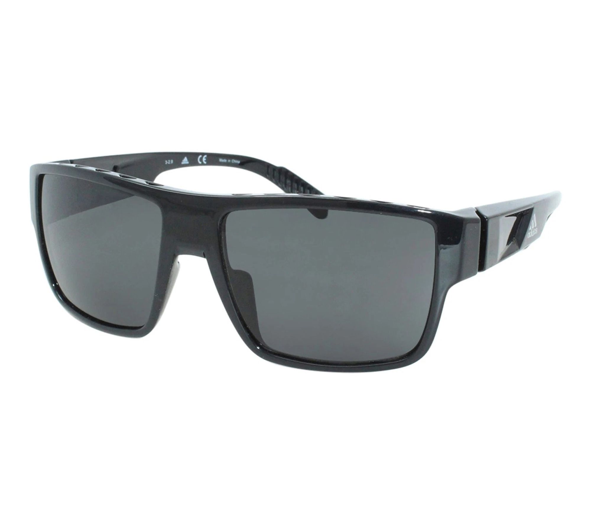Adidas Men's Sunglasses - Shiny Black/Smoke