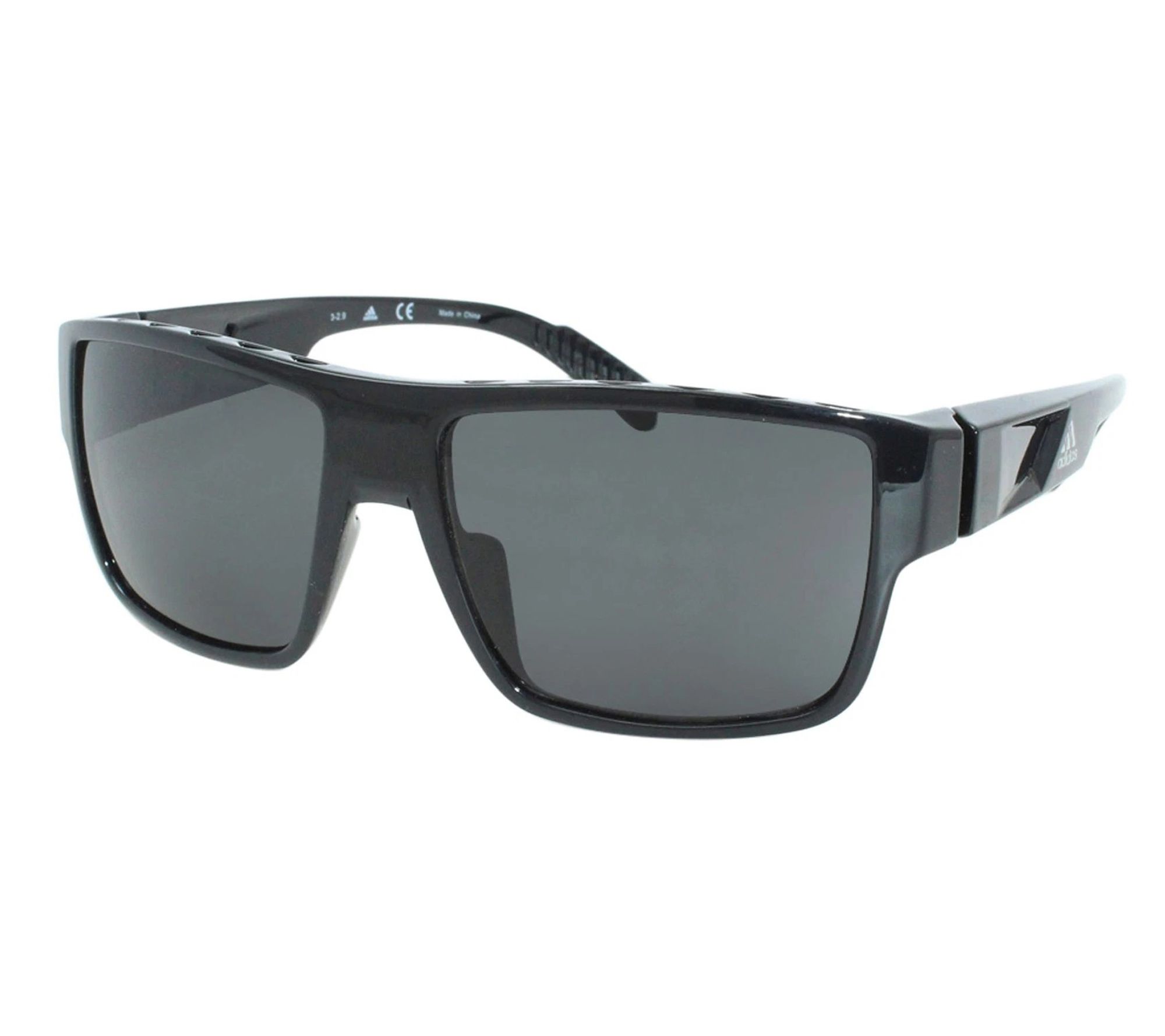 Adidas Men's Sunglasses - Shiny Black/Smoke