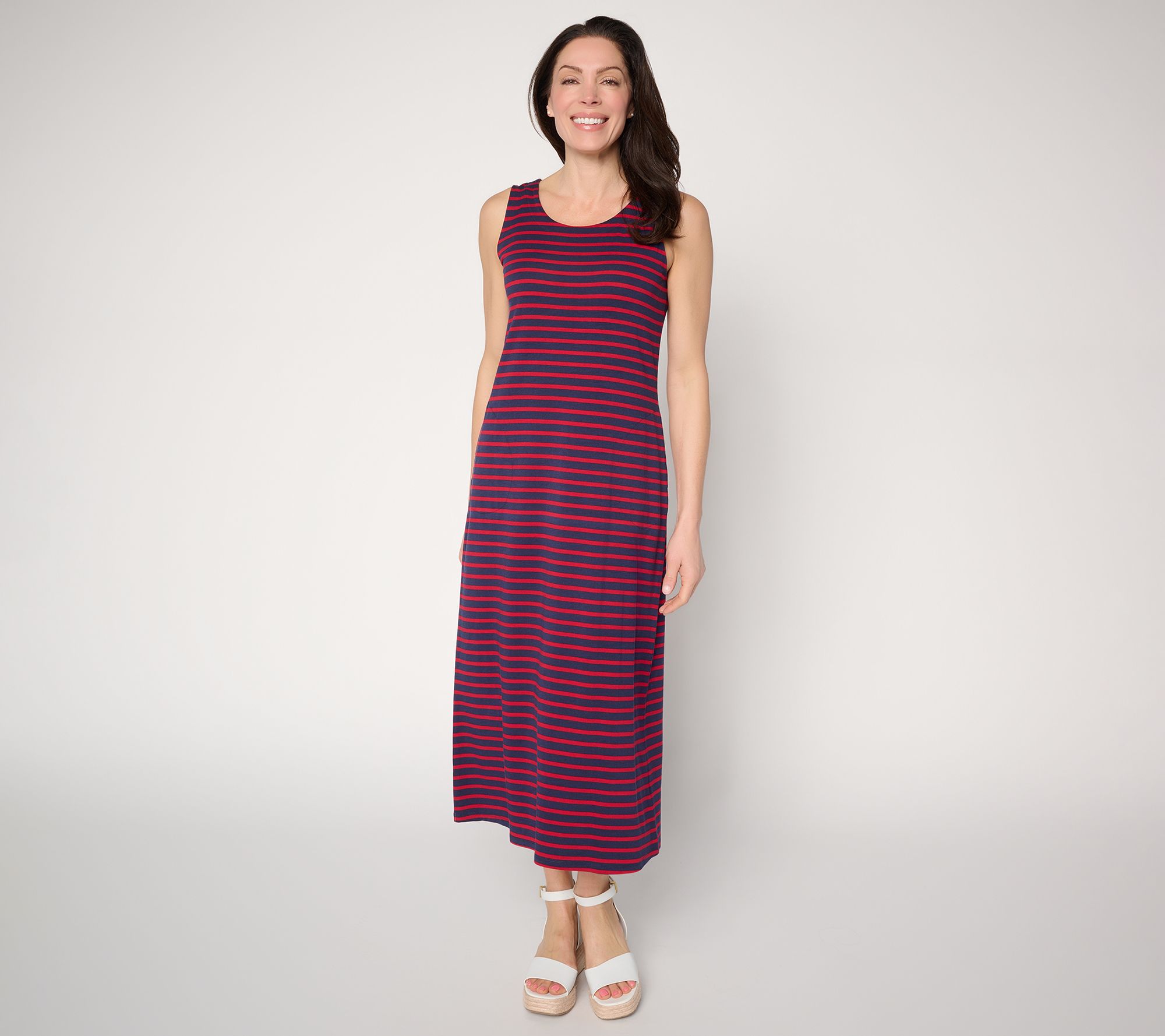 "As Is" Belle by Kim Gravel Pet TripleLuxe Knit Spring Maxi Dress