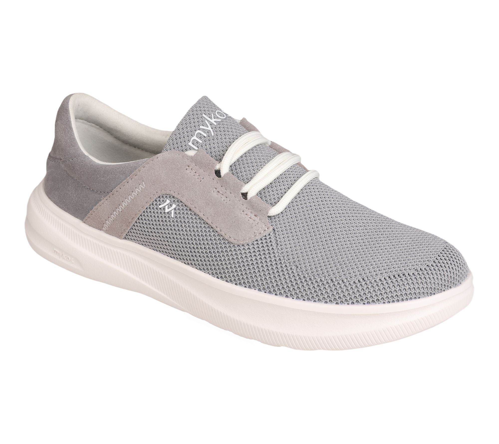 Mykos Knit & Suede Lace-Up Sneakers - Elijah