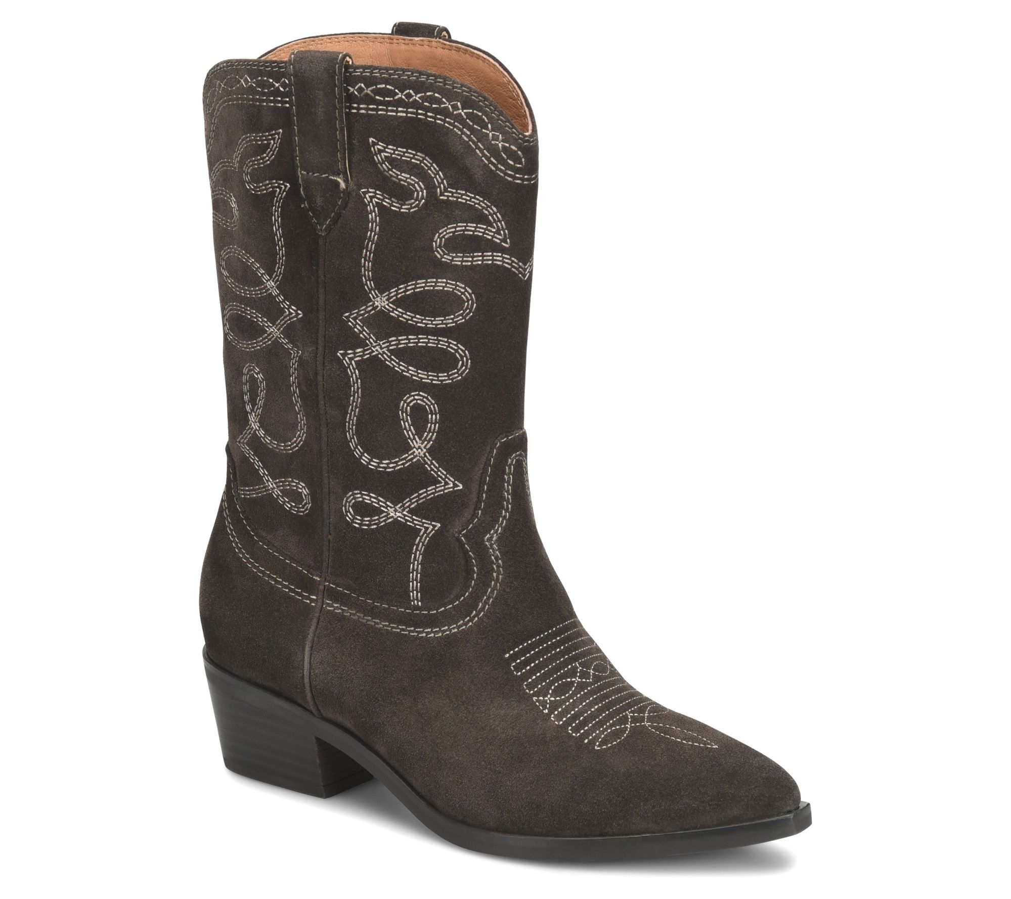 Sofft Leather Western Boot - Carolynn