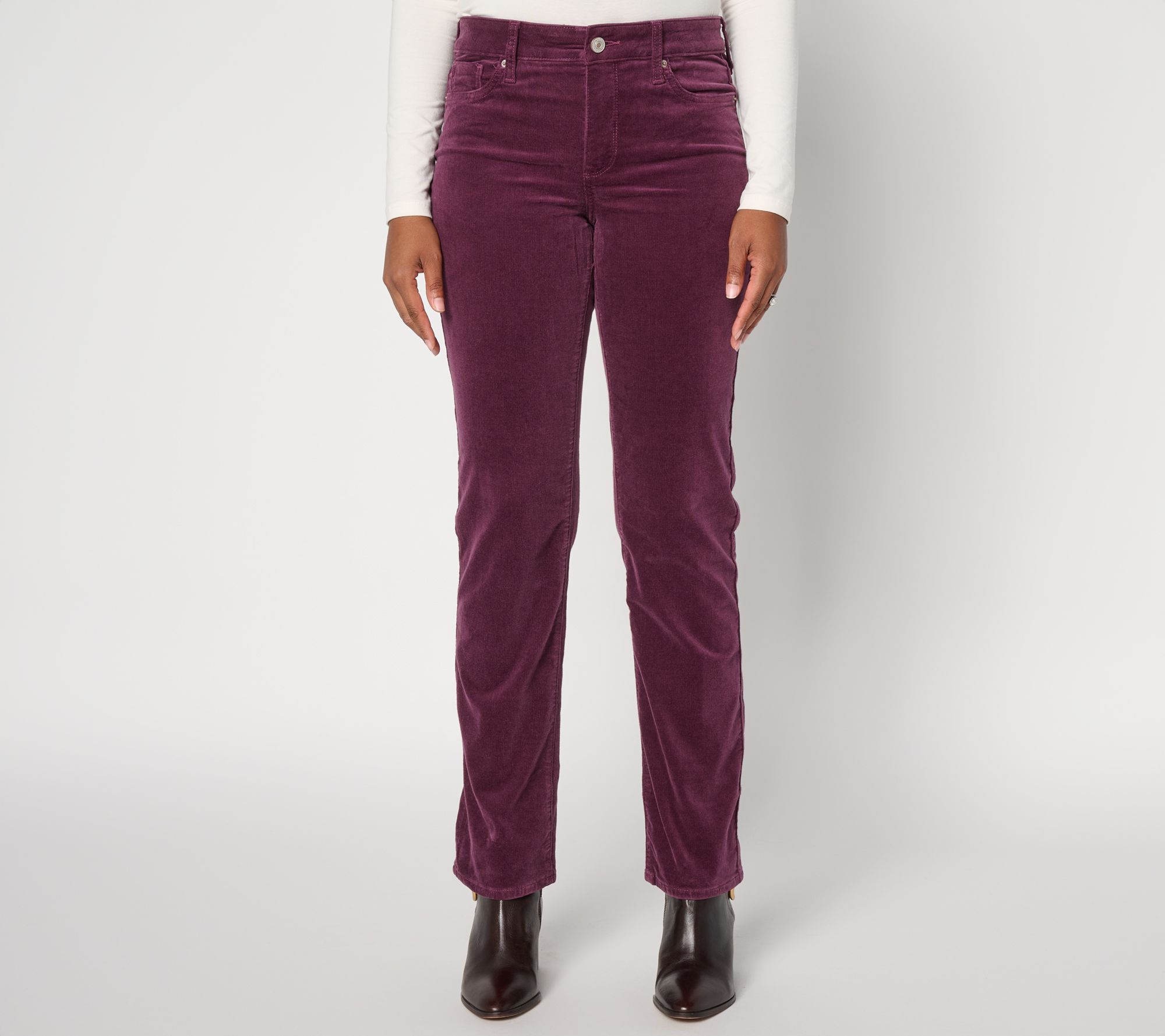 NYDJ Petite Stretch Corduroy Marilyn Straight Leg