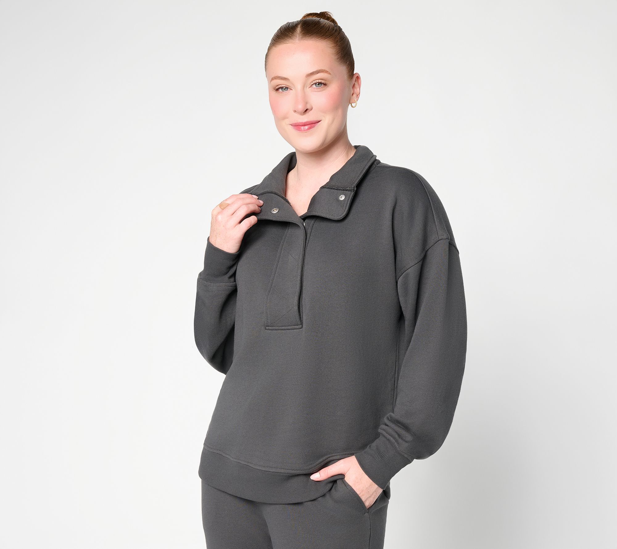 G.I.L.I It's a Snap French Terry Sweatshirt