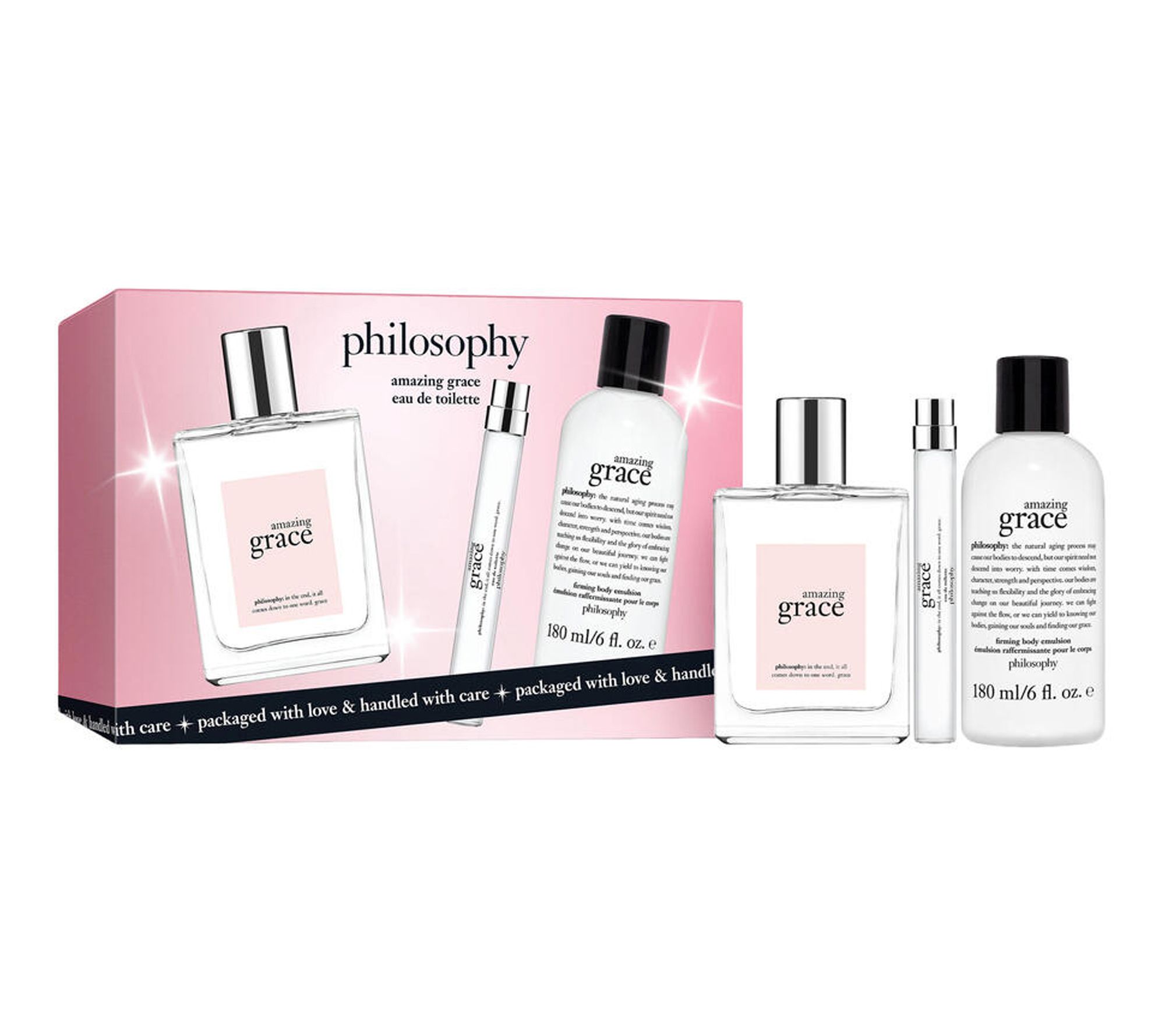 philosophy amazing grace edt layering trio gift set
