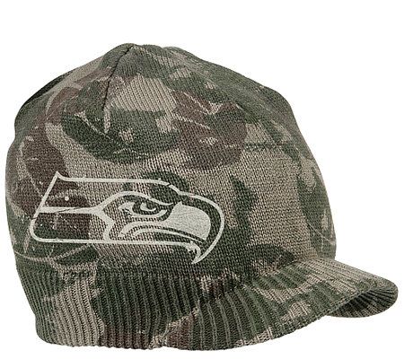 NFL Seattle Seahawks Old Orchard Beach Camouflage Slouch Hat 