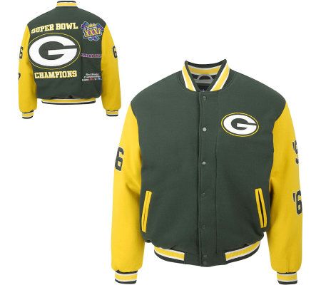 Green Bay Packers NFL Football Jacket G-III Apparel Men's Size Medium