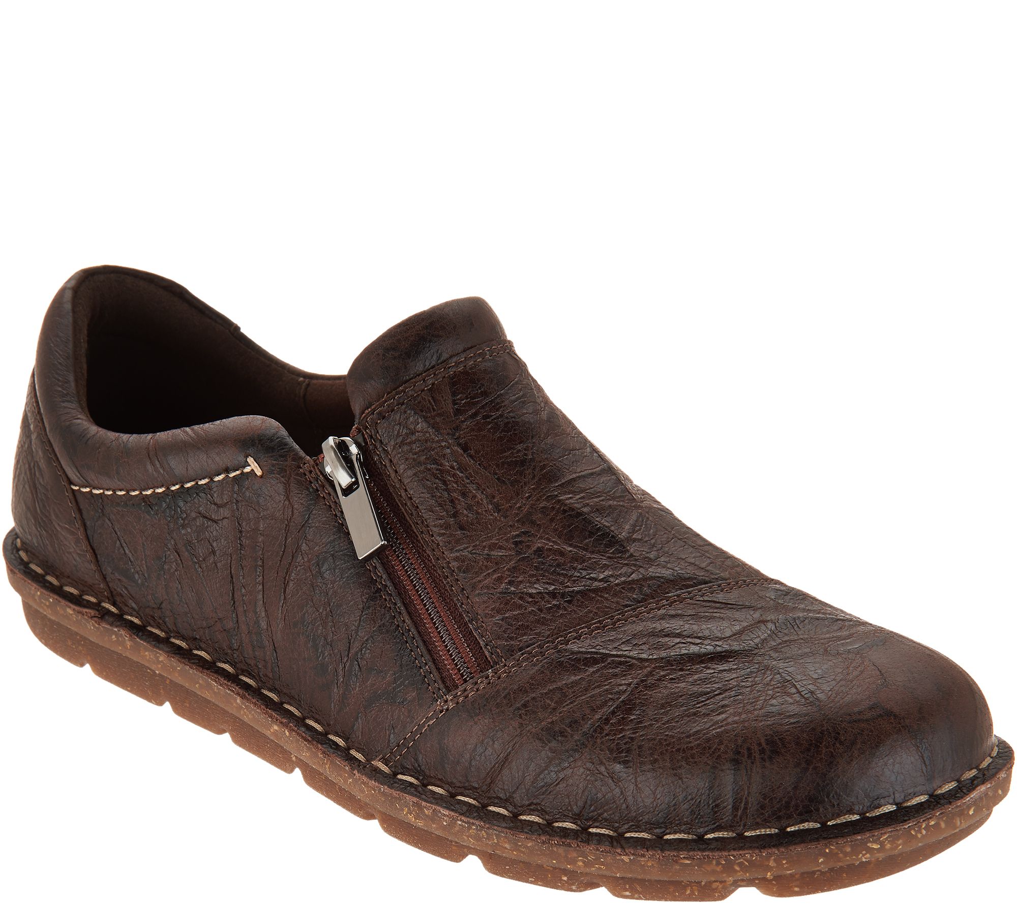 Clarks Leather Slip on Shoes with Side Zip- Tamitha Cattura - Page 1 ...