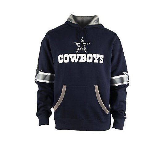 NFL Dallas Cowboys Men's Big & Tall QB Hooded Sweatshirt 