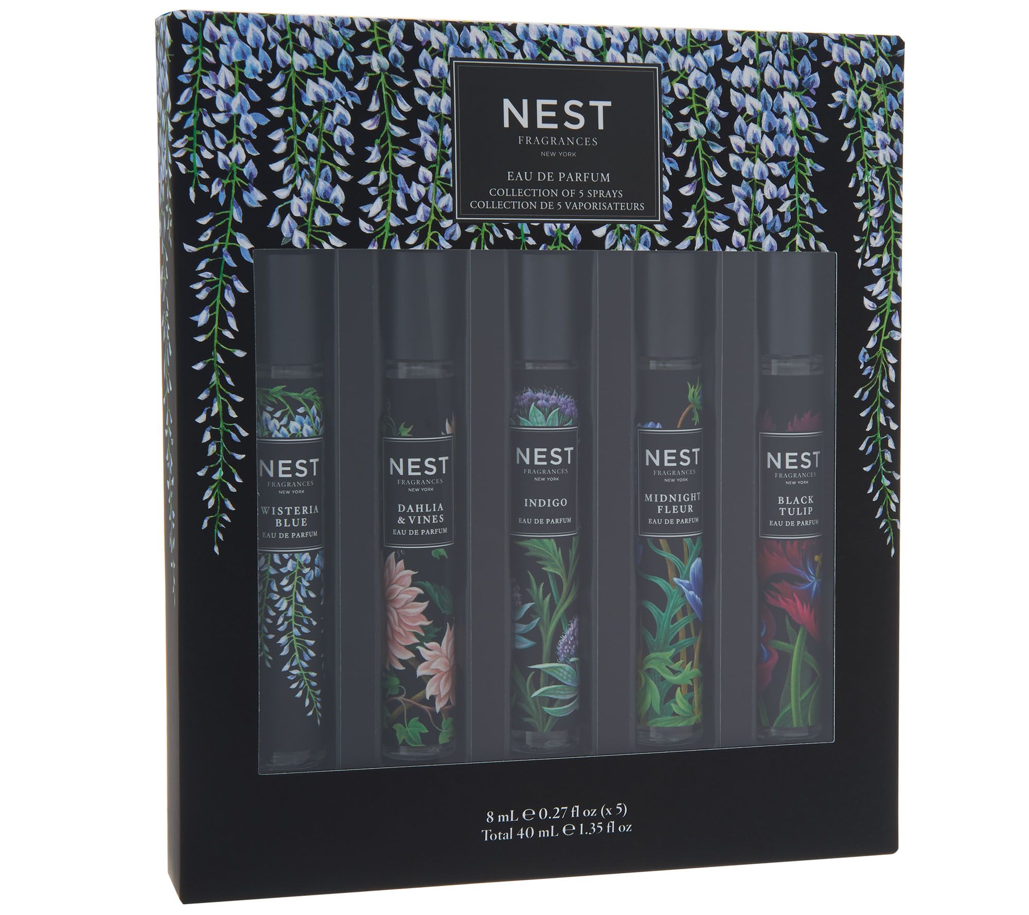 (QVC) Beauty iQ NEST Fragrances 5 Piece Purse Spray Discovery