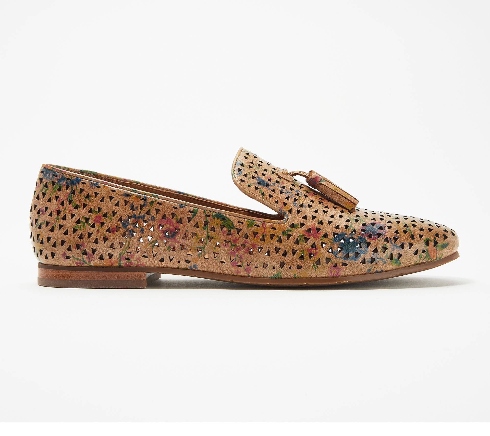 Patricia Nash Perforated Leather Loafers - Francesca - QVC.com