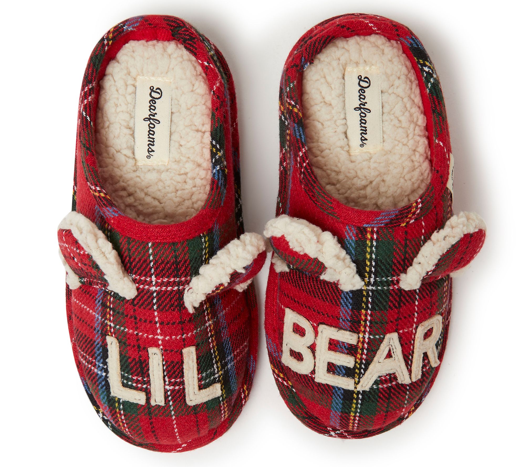 Dearfoams Kid's Lil Bear Clog Slippers