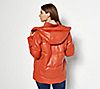 Centigrade Faux Leather Puffer with Knit Lining, 1 of 3
