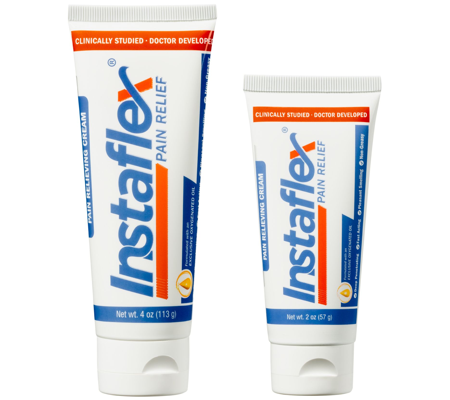  Instaflex 4 oz and 2 oz Pain Relief Cream Set