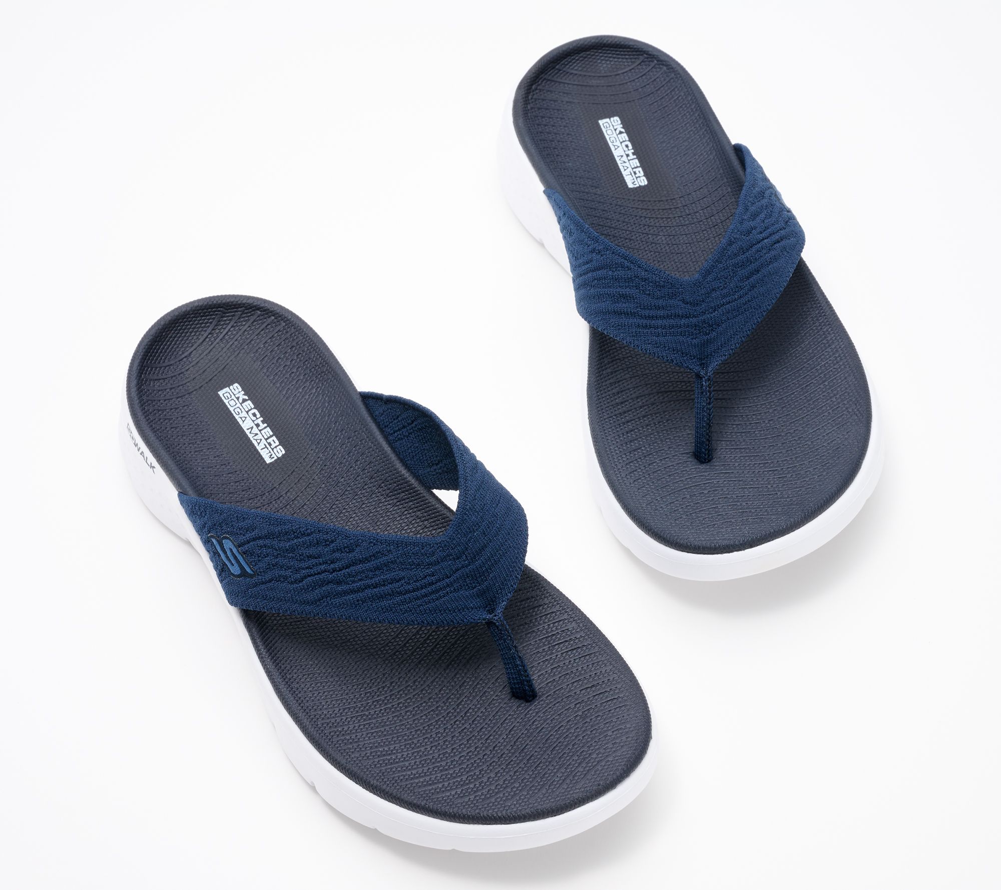 Skechers GOwalk Flex Arch Fit Vegan Washable Knit Sandals - Splendor 
