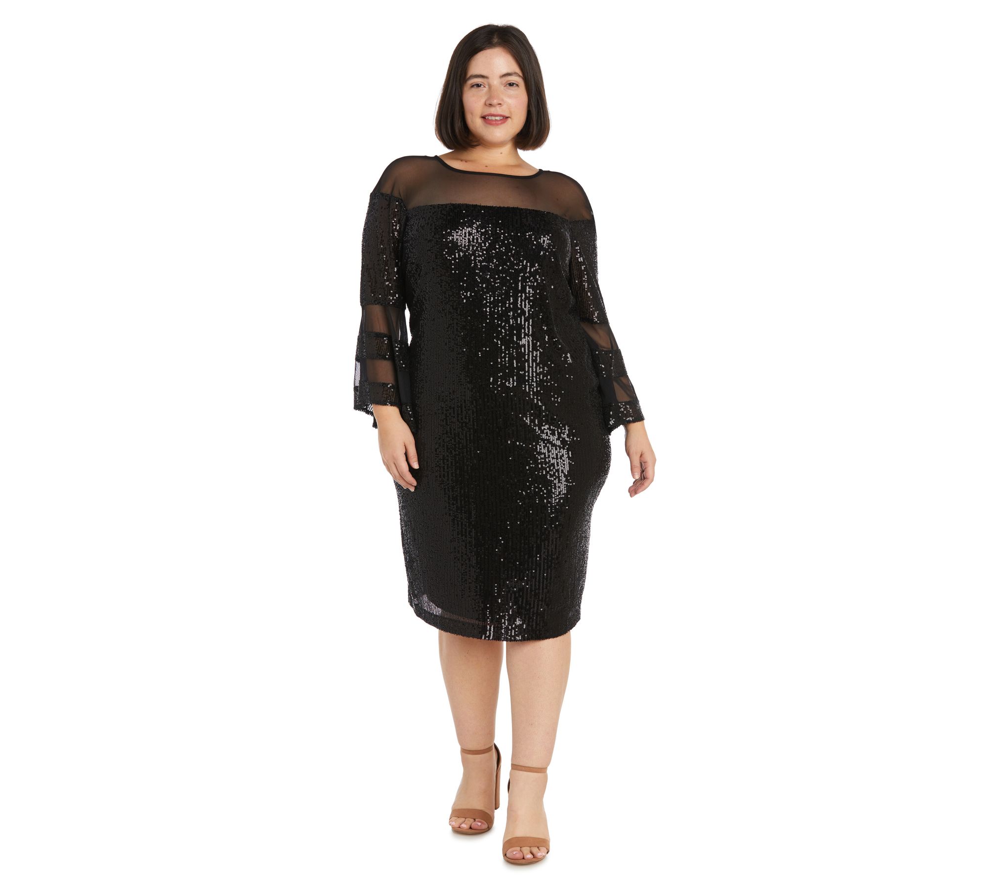 Dresses Party Dresses Sequin Plus Size Women's Sexy Night Club