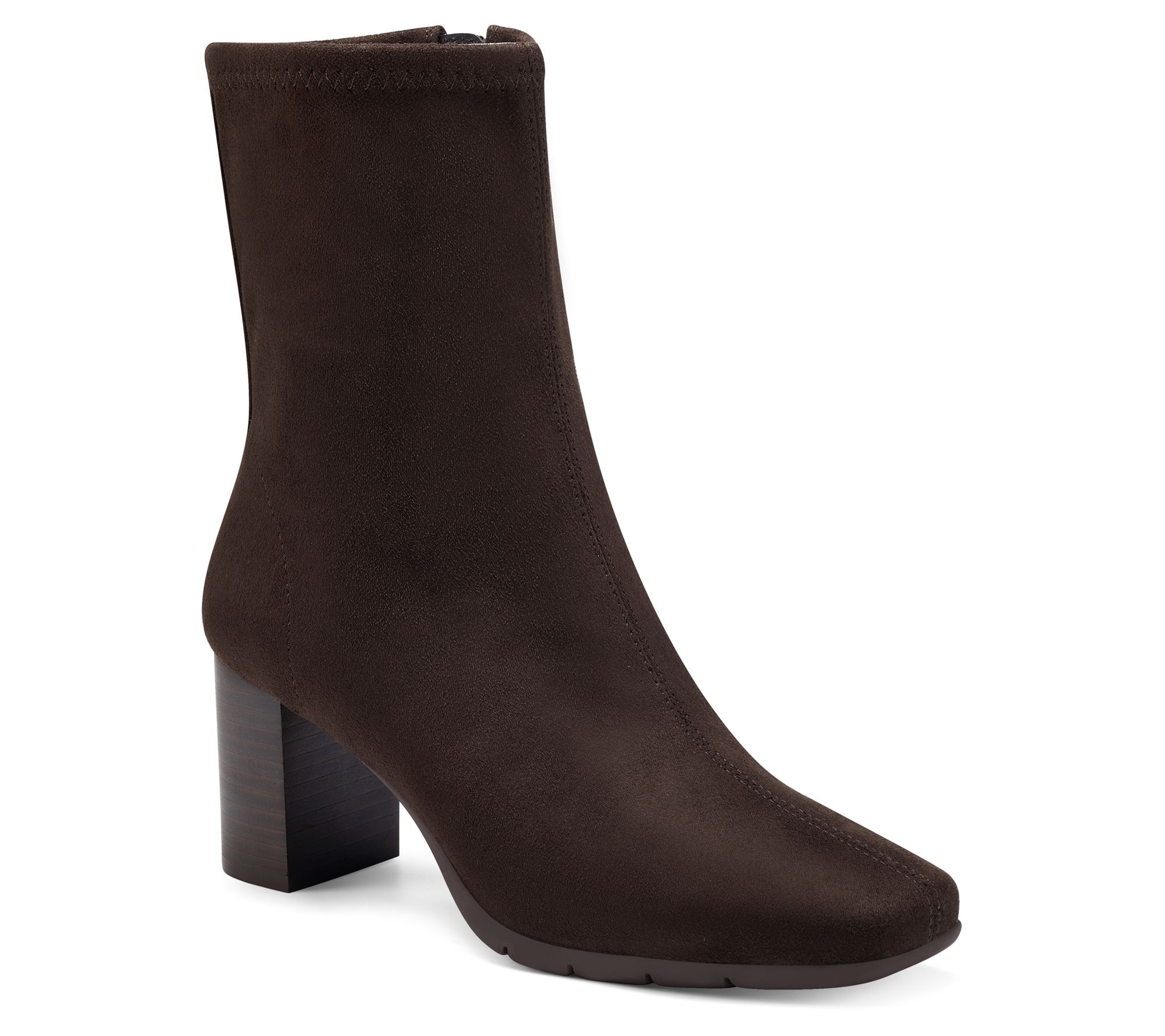 Aerosoles Stacked Heel Ankle Boots - Miley