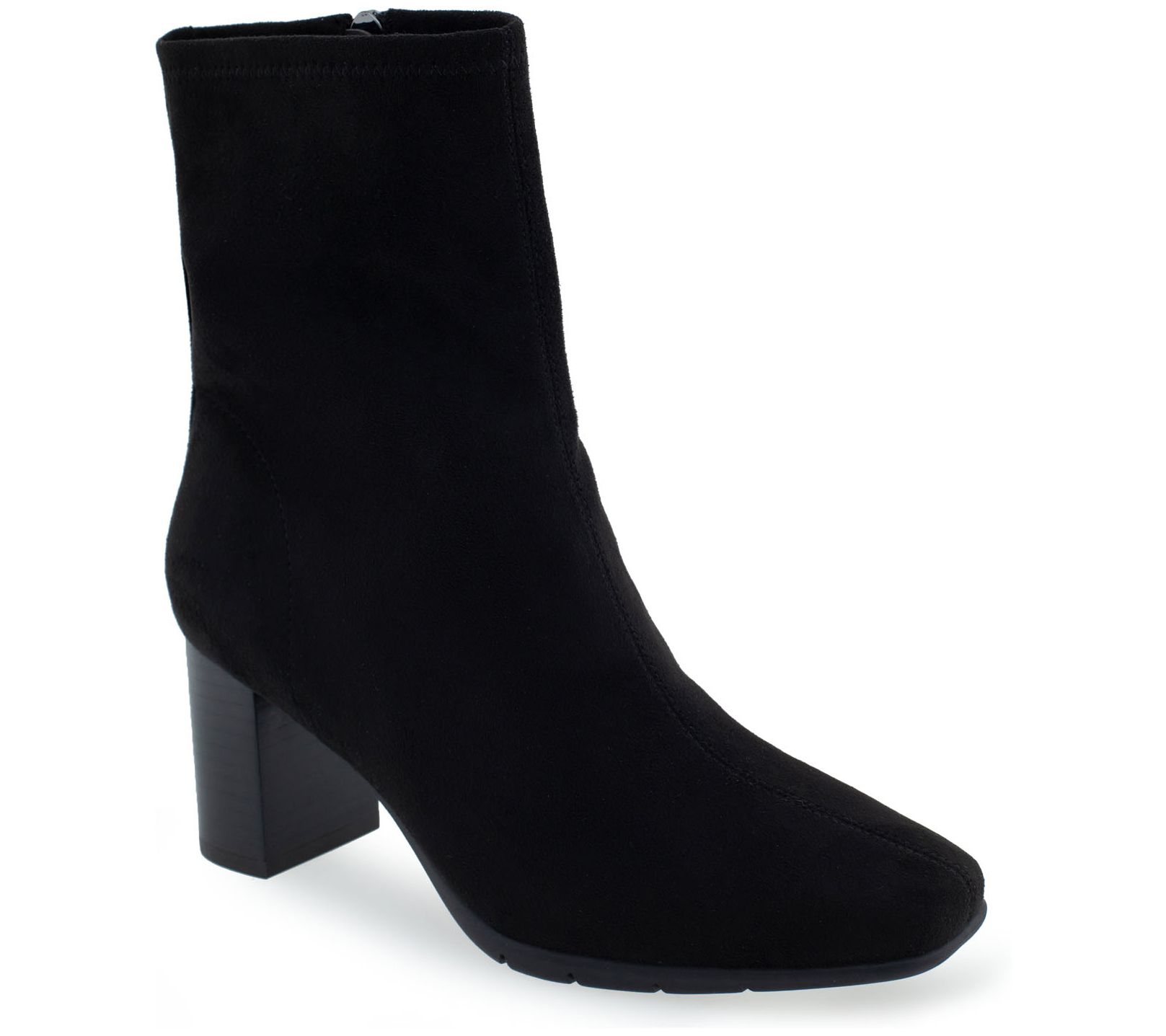 Aerosoles Stacked Heel Ankle Boots - Miley