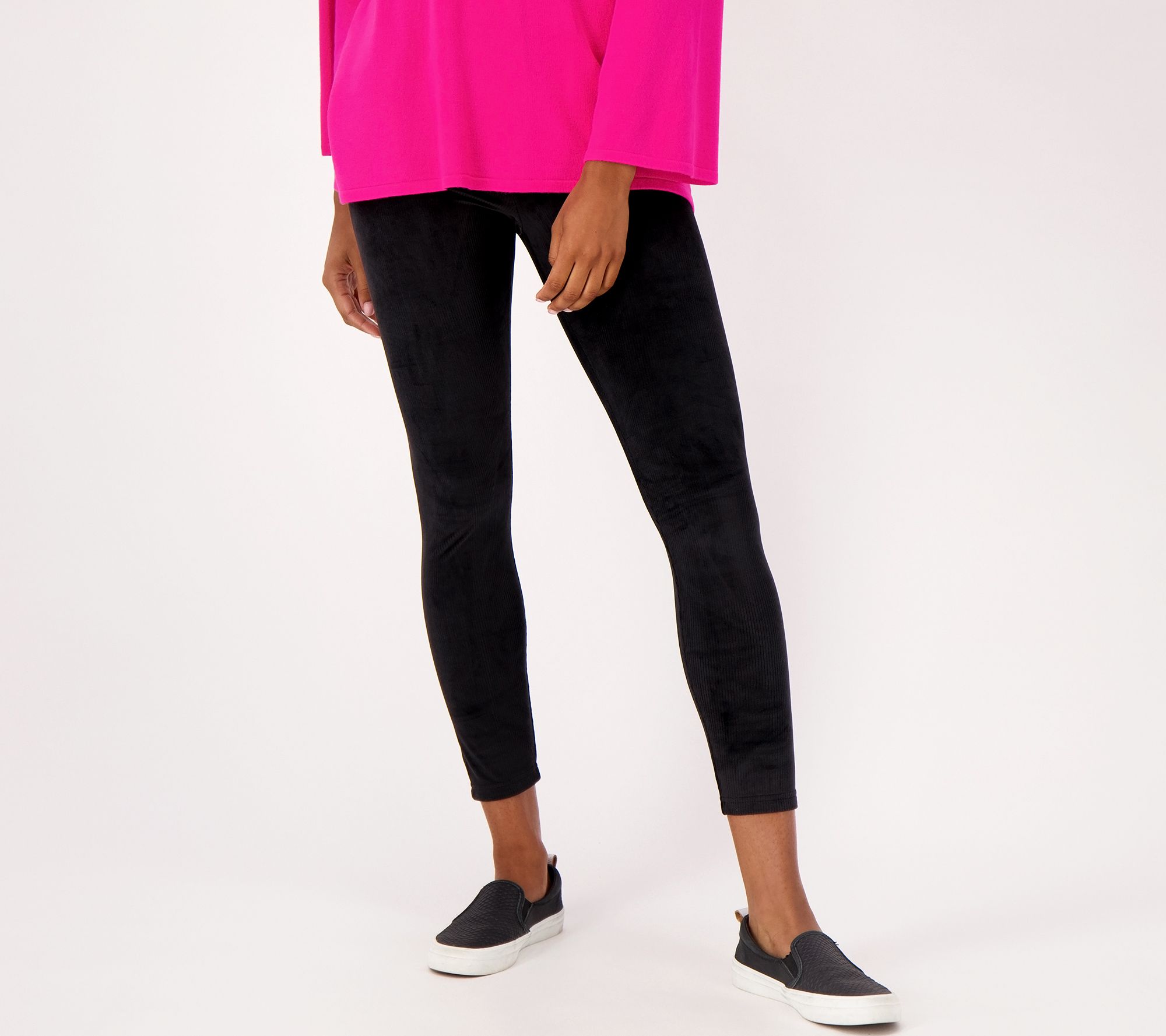 "As Is" Women with Control Regular No Side Seam Corduroy Legging