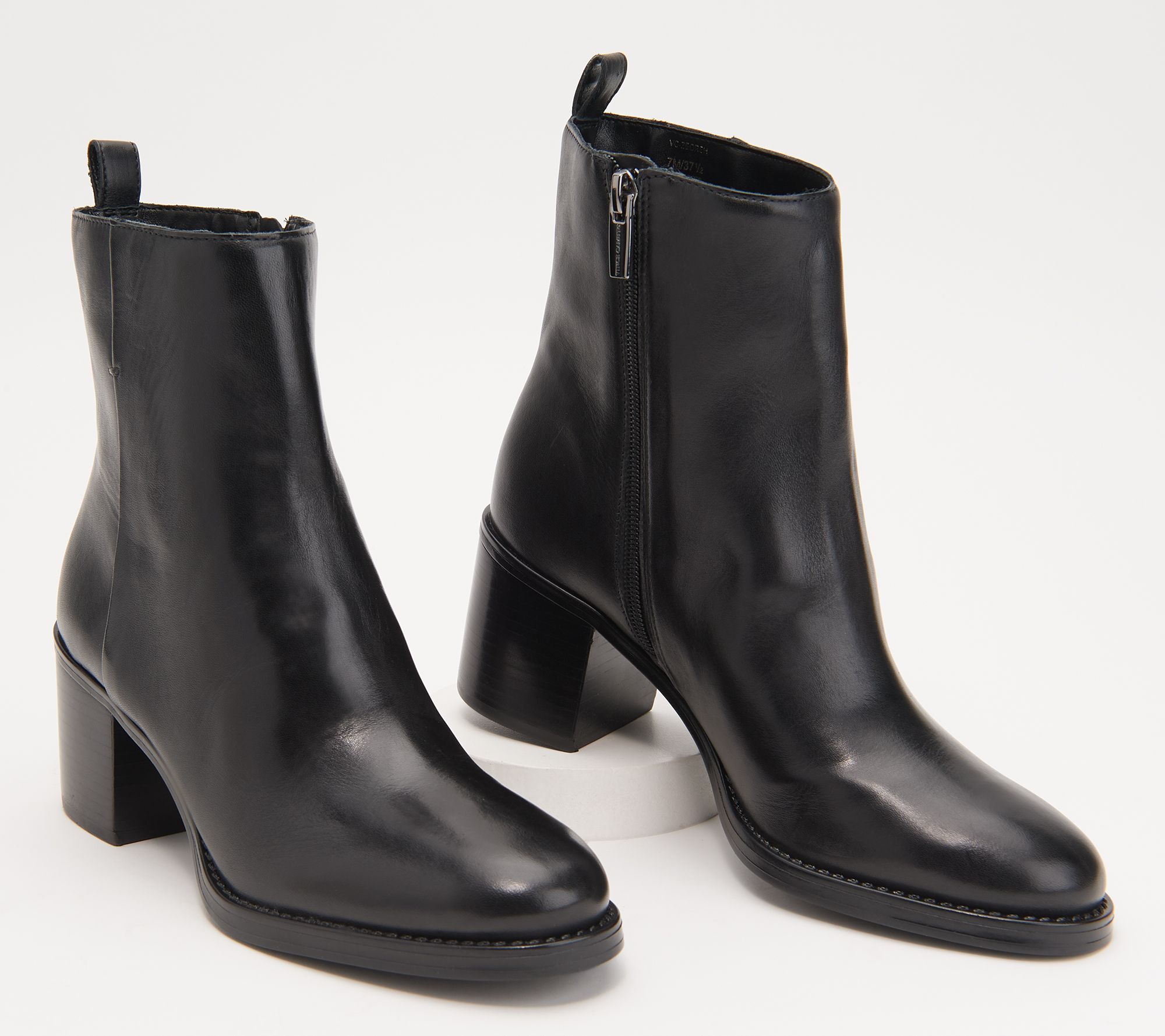 Black - High-Heeled - Boots 