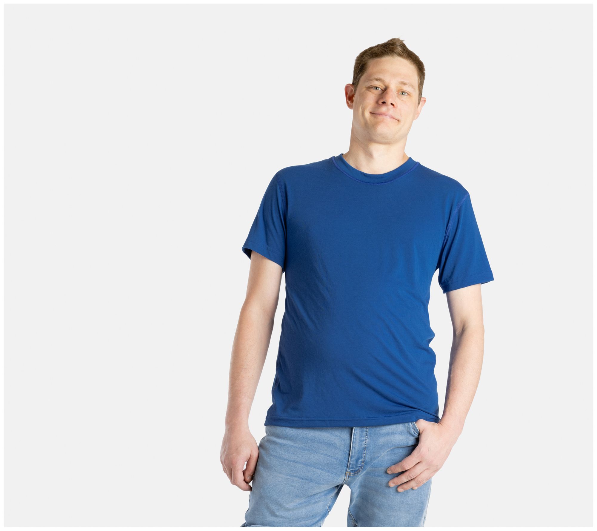 No Limbits Adaptive Men's Navy Sensory Tee