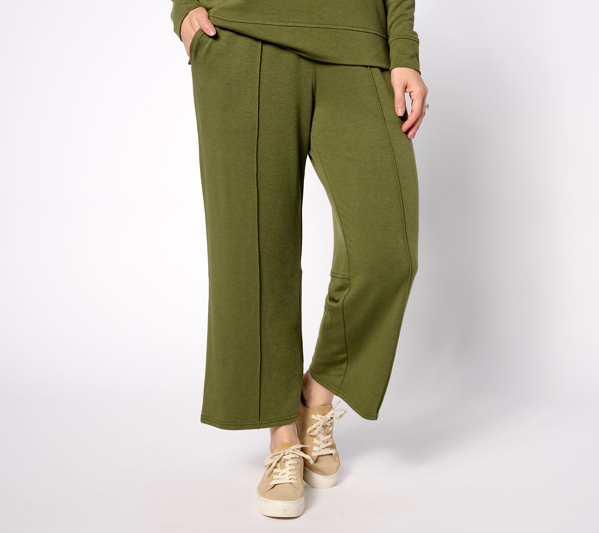 "As Is" Studio Park x Leah Williams Petite French Terry Lounge Pant