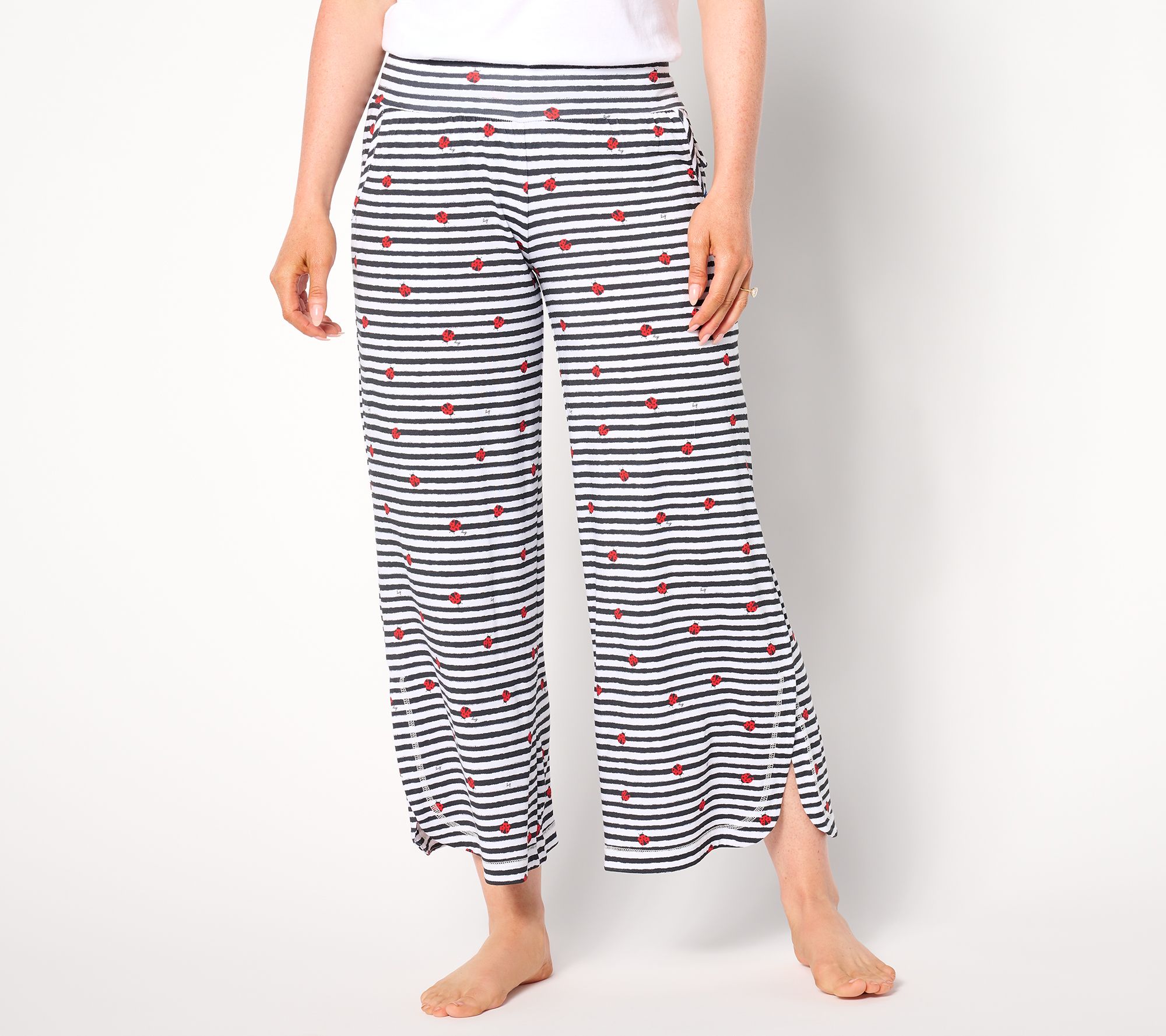 Lug Lounge Cotton Rayon Cropped Pant - Wiffle