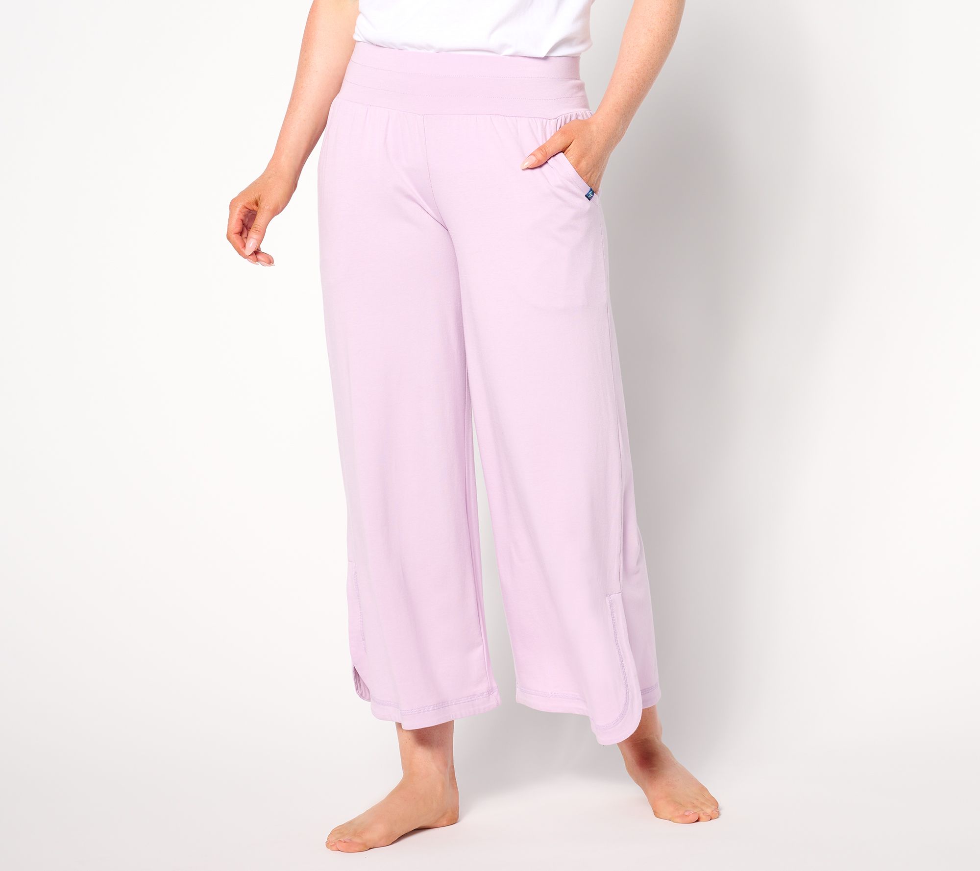 Lug Lounge Cotton Rayon Cropped Pant - Wiffle