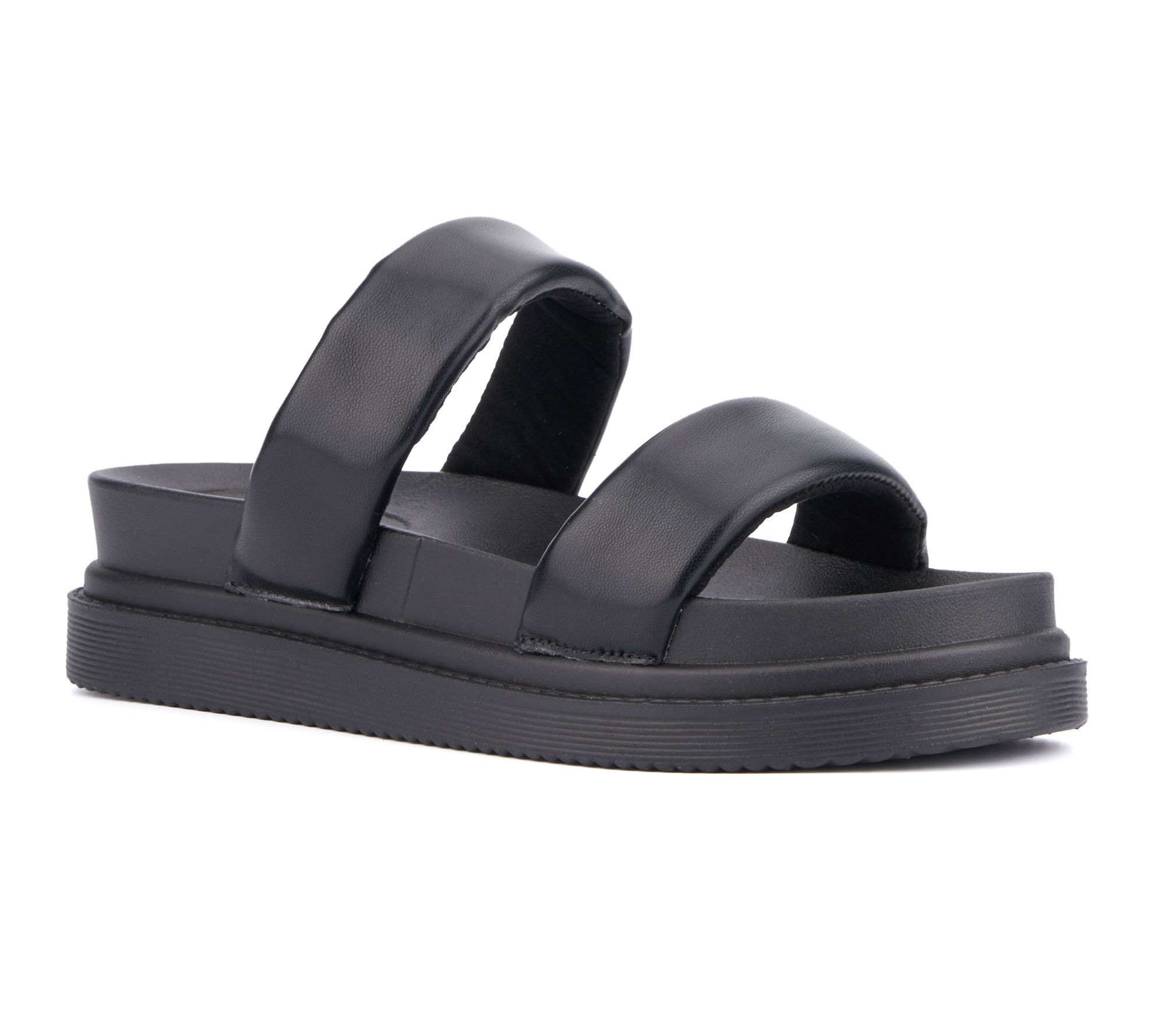 Olivia Miller Women's PTO Platform Slide Sandal